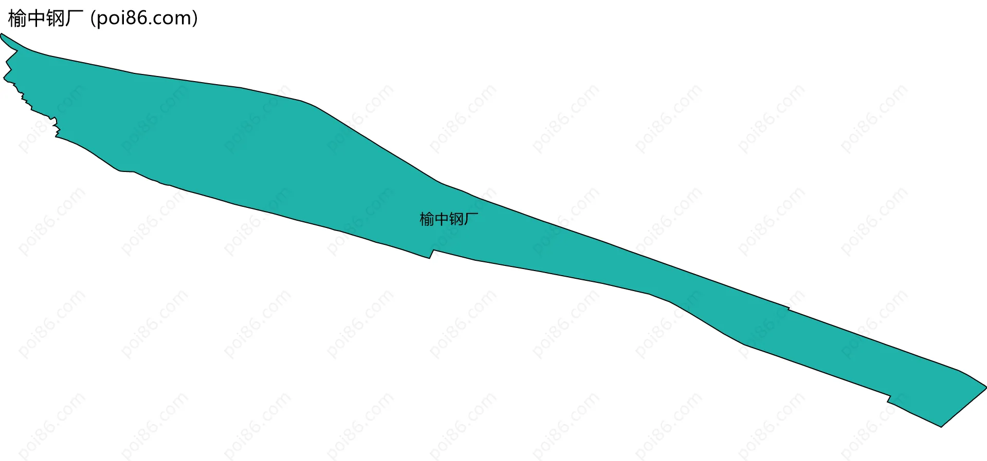 榆中钢厂边界地图