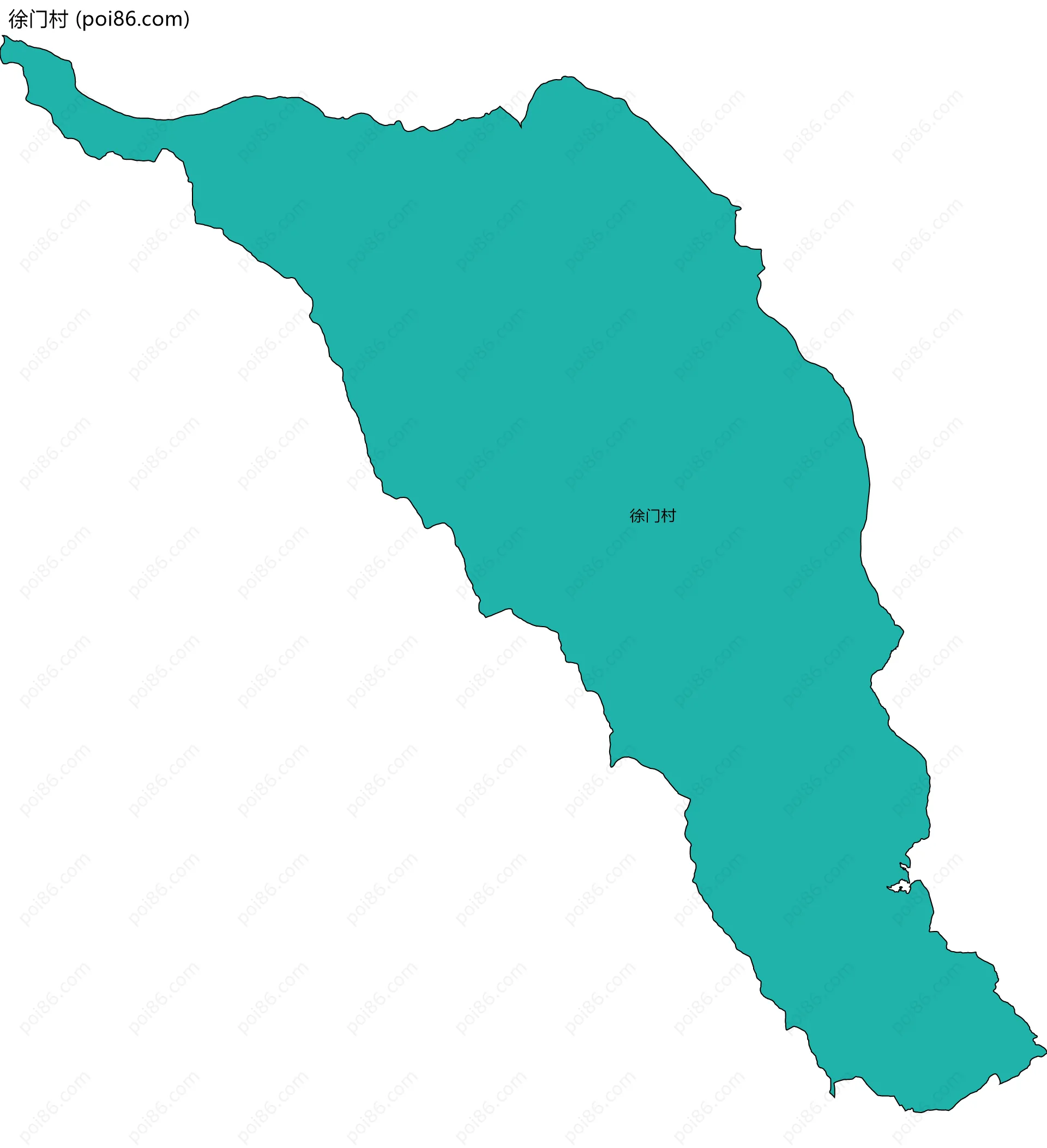 徐门村边界地图