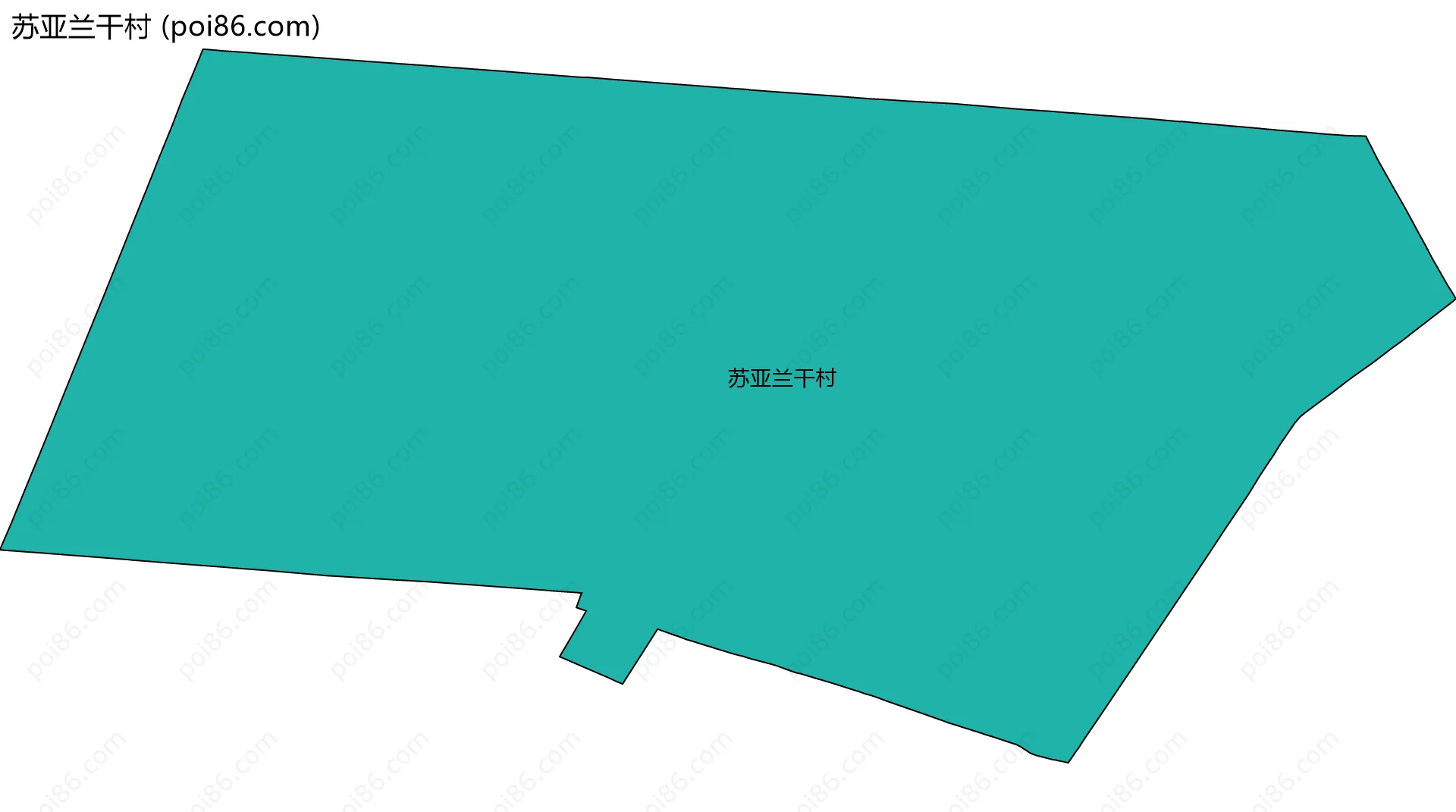 苏亚兰干村边界地图