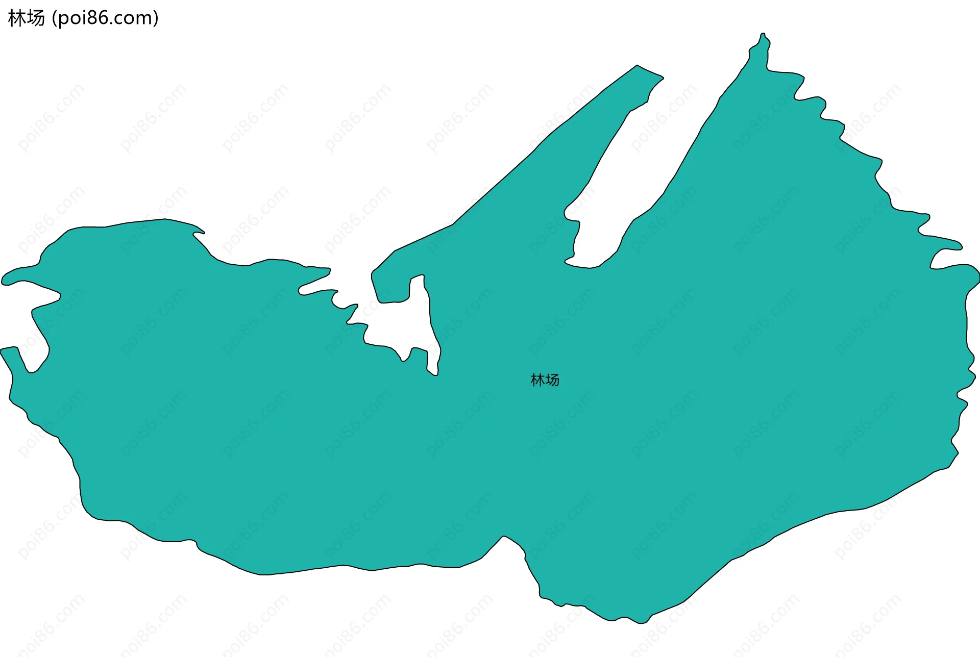 林场边界地图