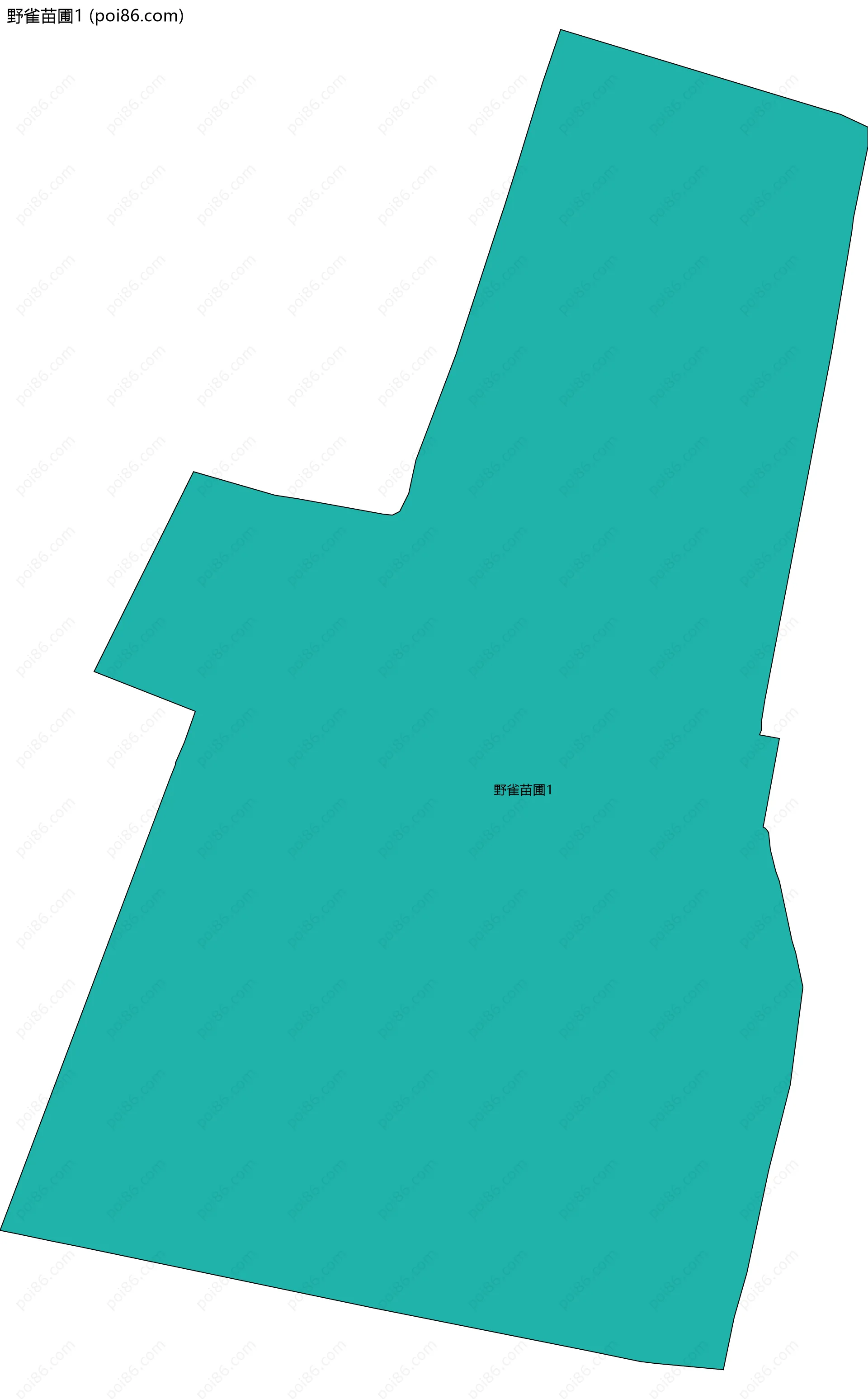 野雀苗圃1边界地图