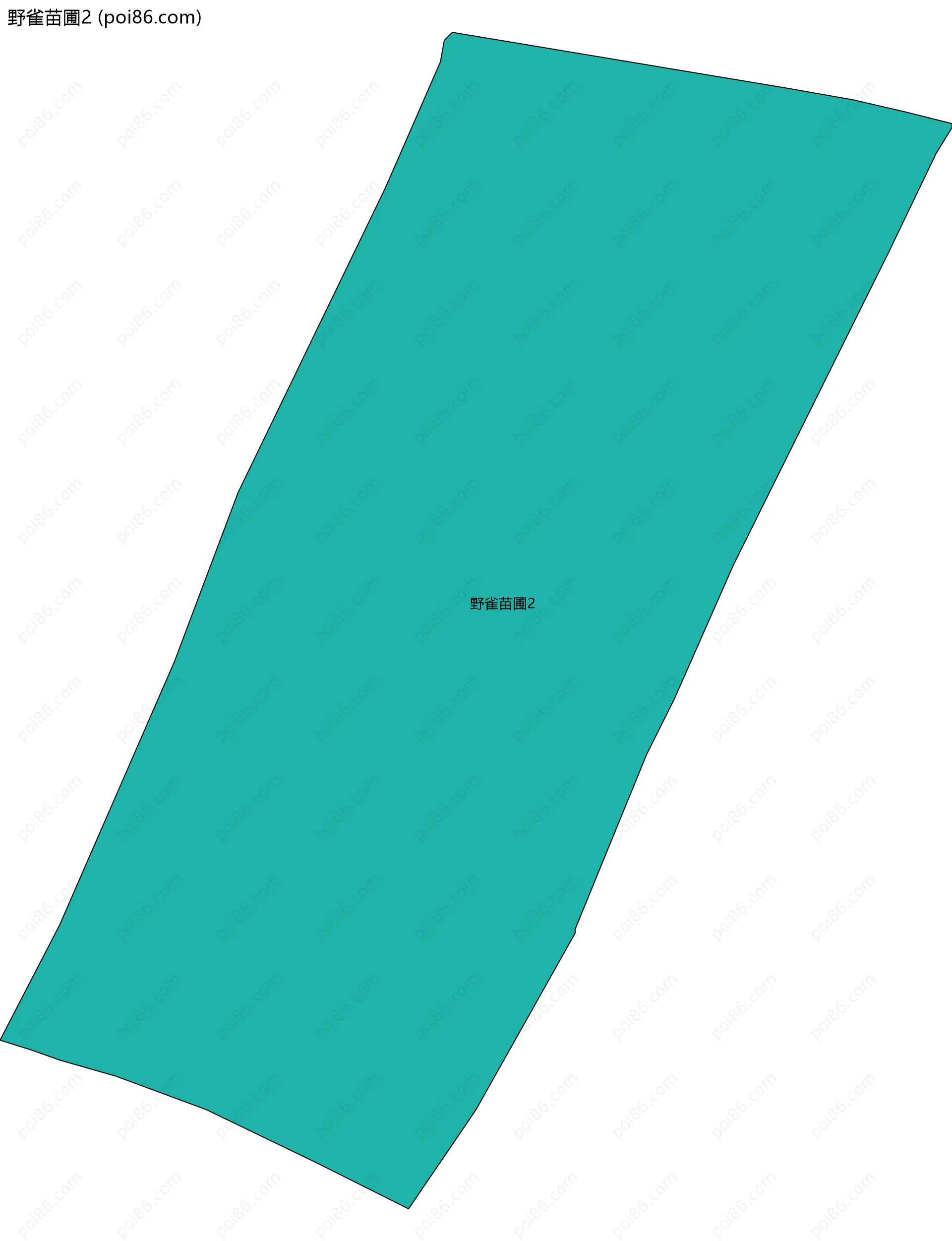 野雀苗圃2边界地图