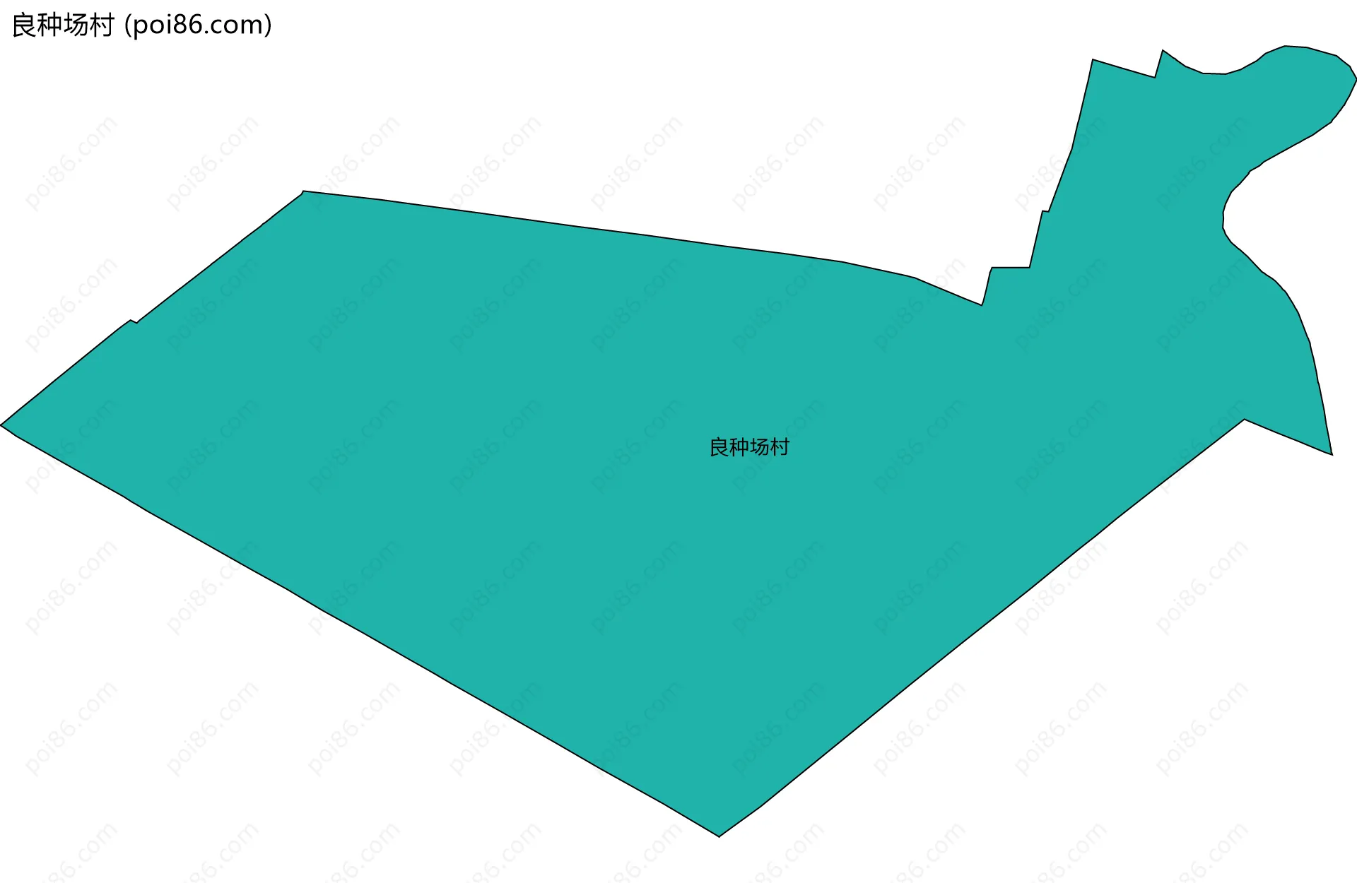 良种场村边界地图