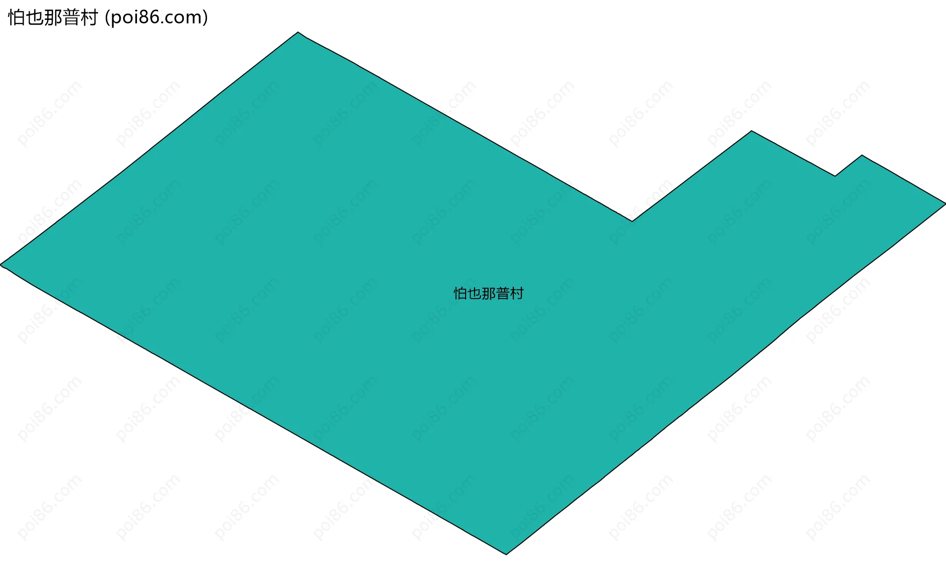 怕也那普村边界地图