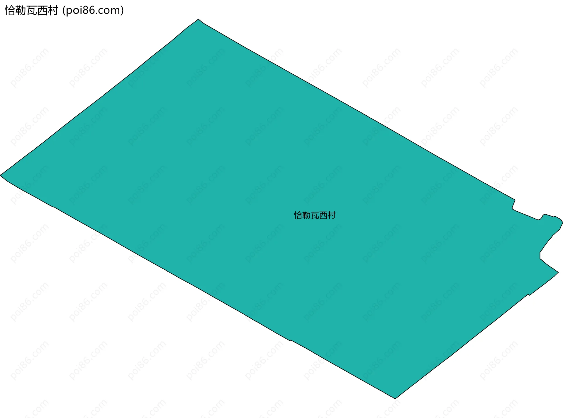 恰勒瓦西村边界地图