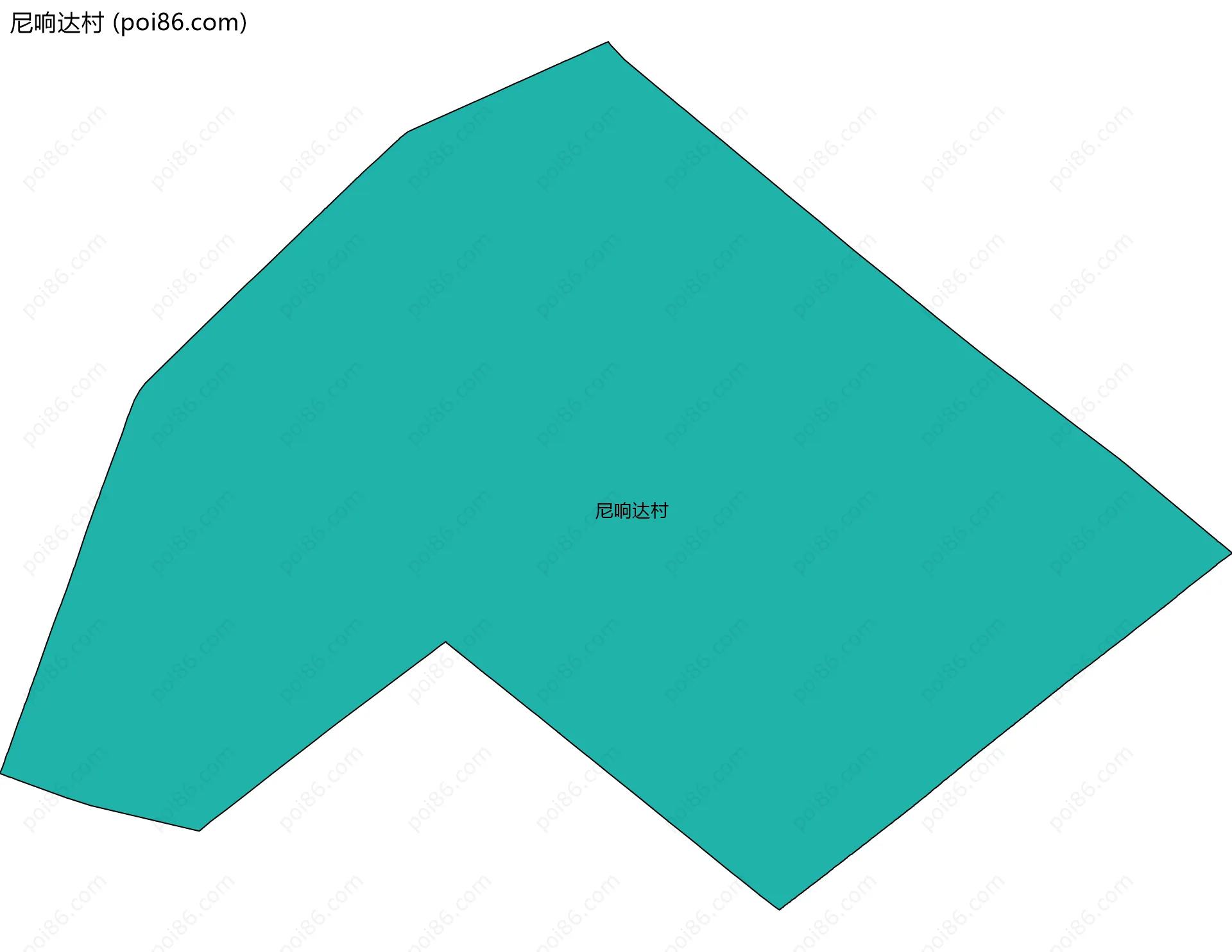 尼响达村边界地图