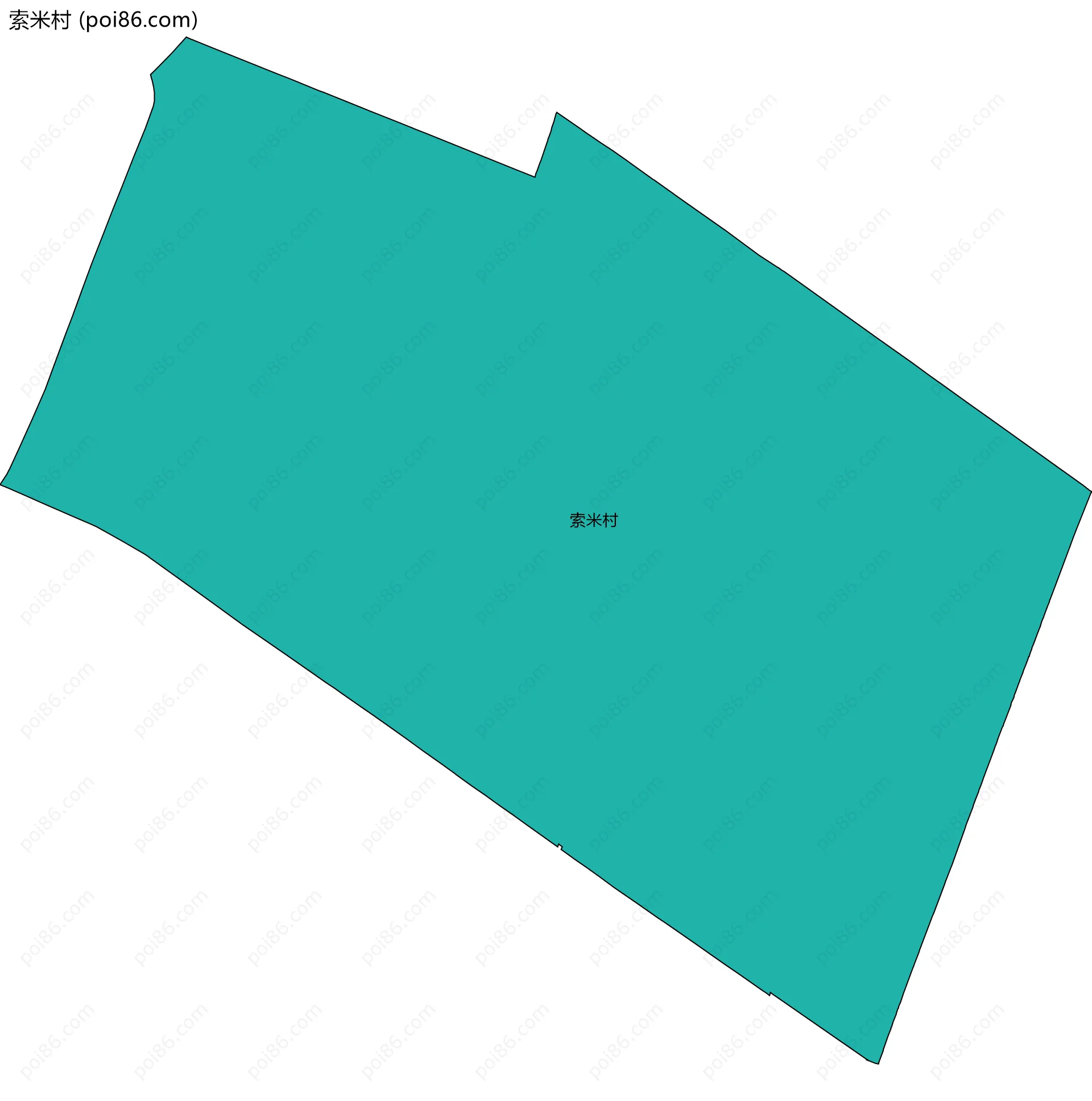 索米村边界地图