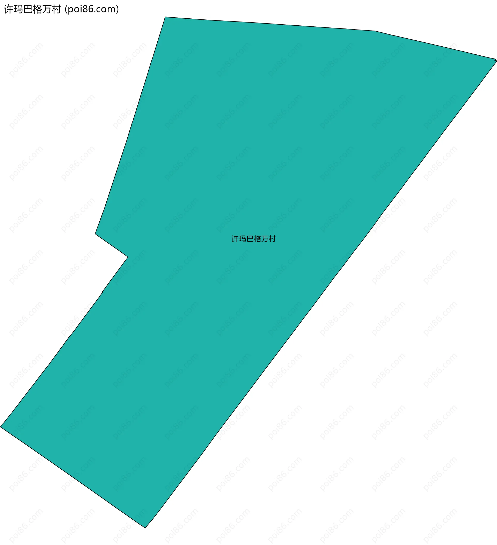 许玛巴格万村边界地图