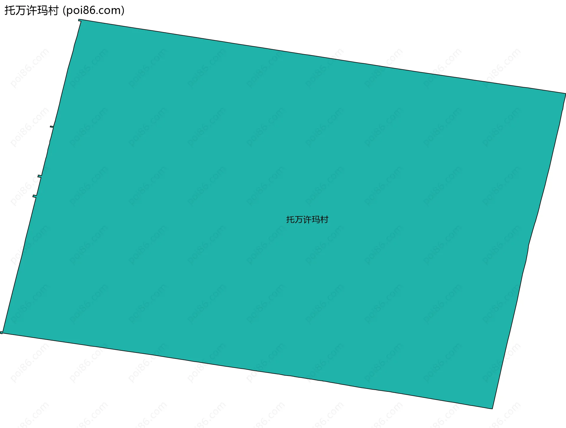 托万许玛村边界地图