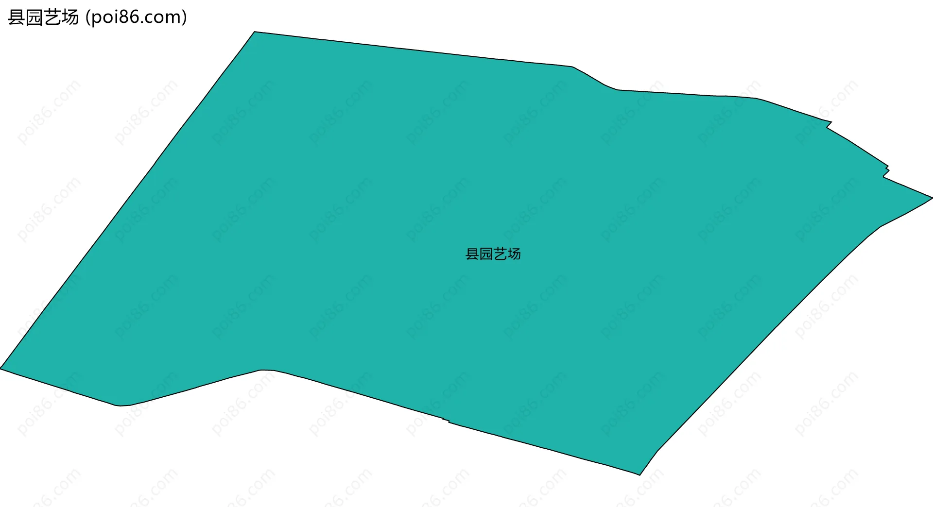 县园艺场边界地图