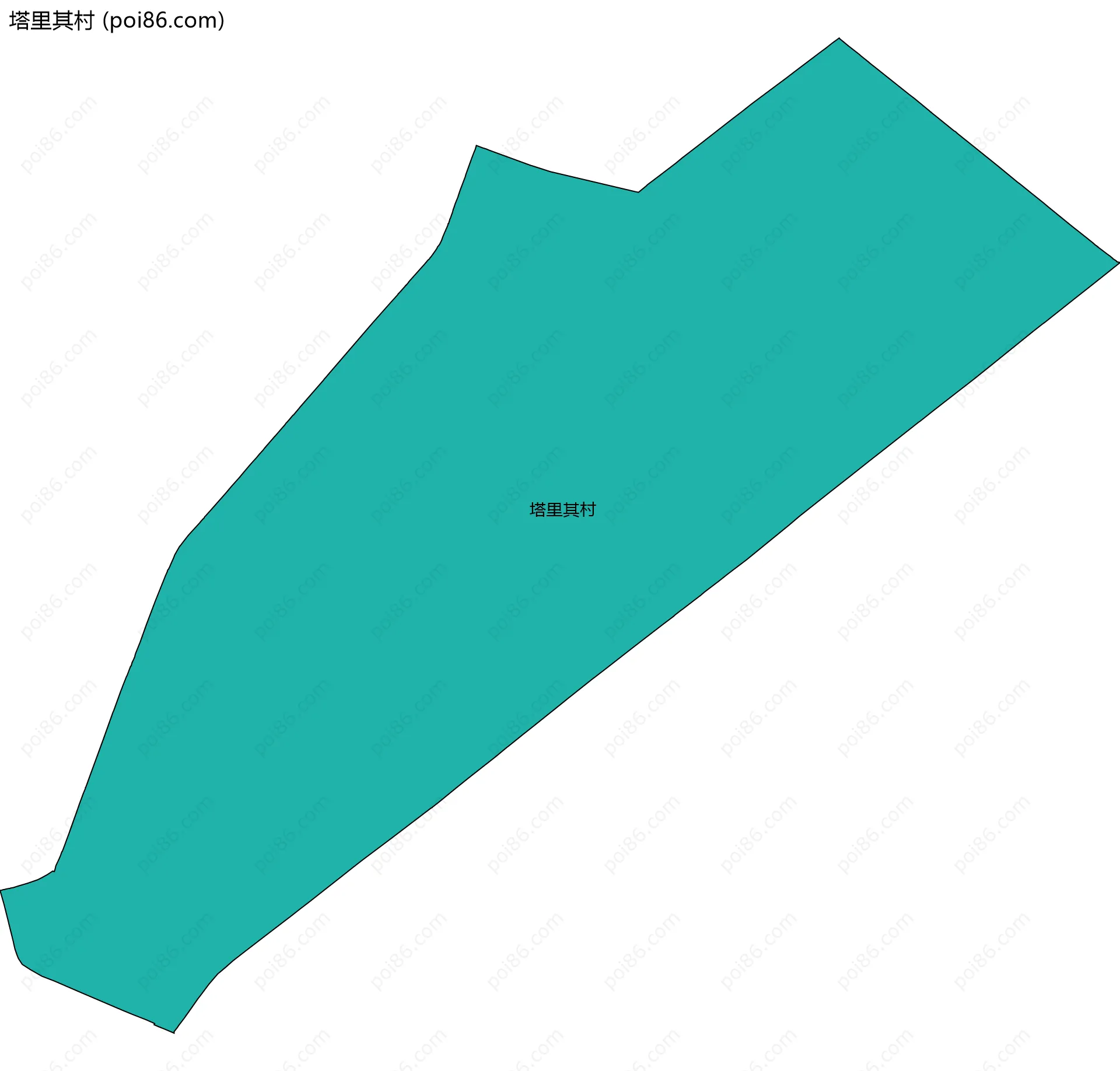 塔里其村边界地图