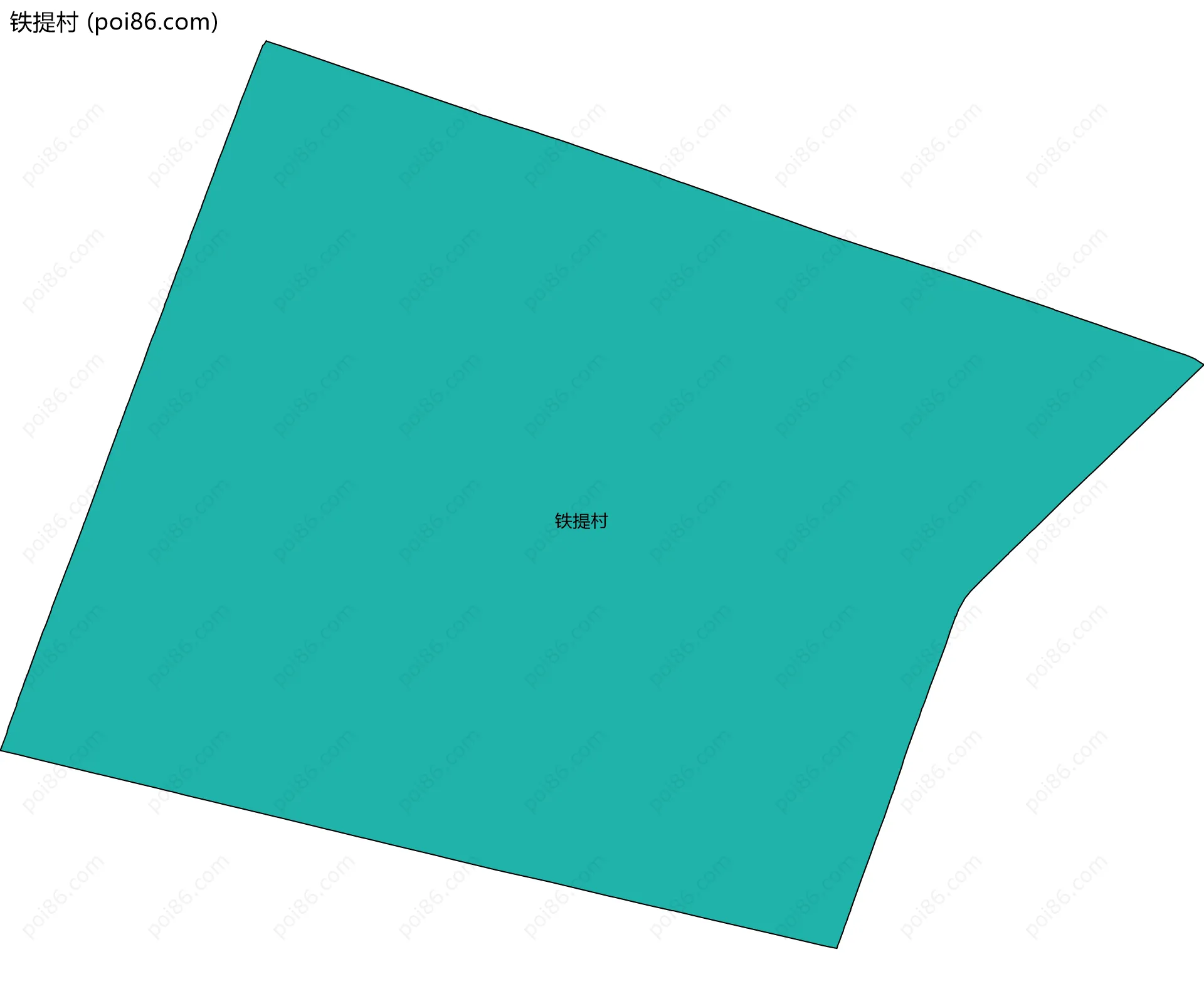 铁提村边界地图