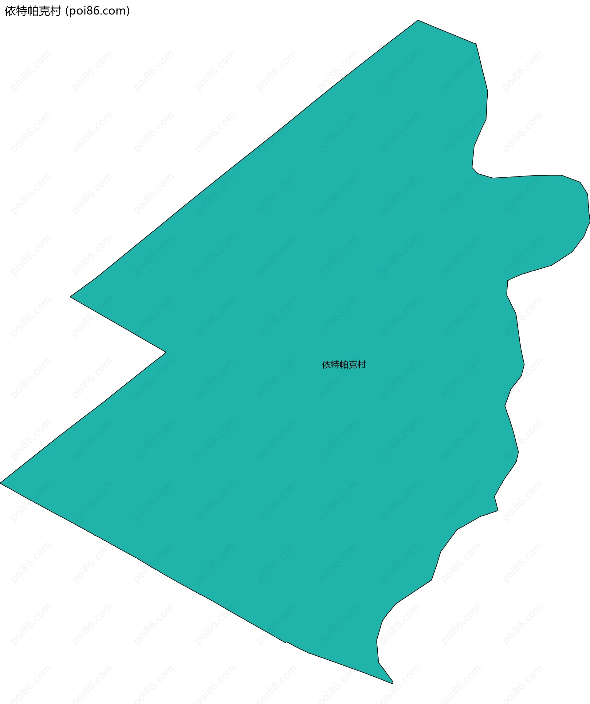 依特帕克村边界地图