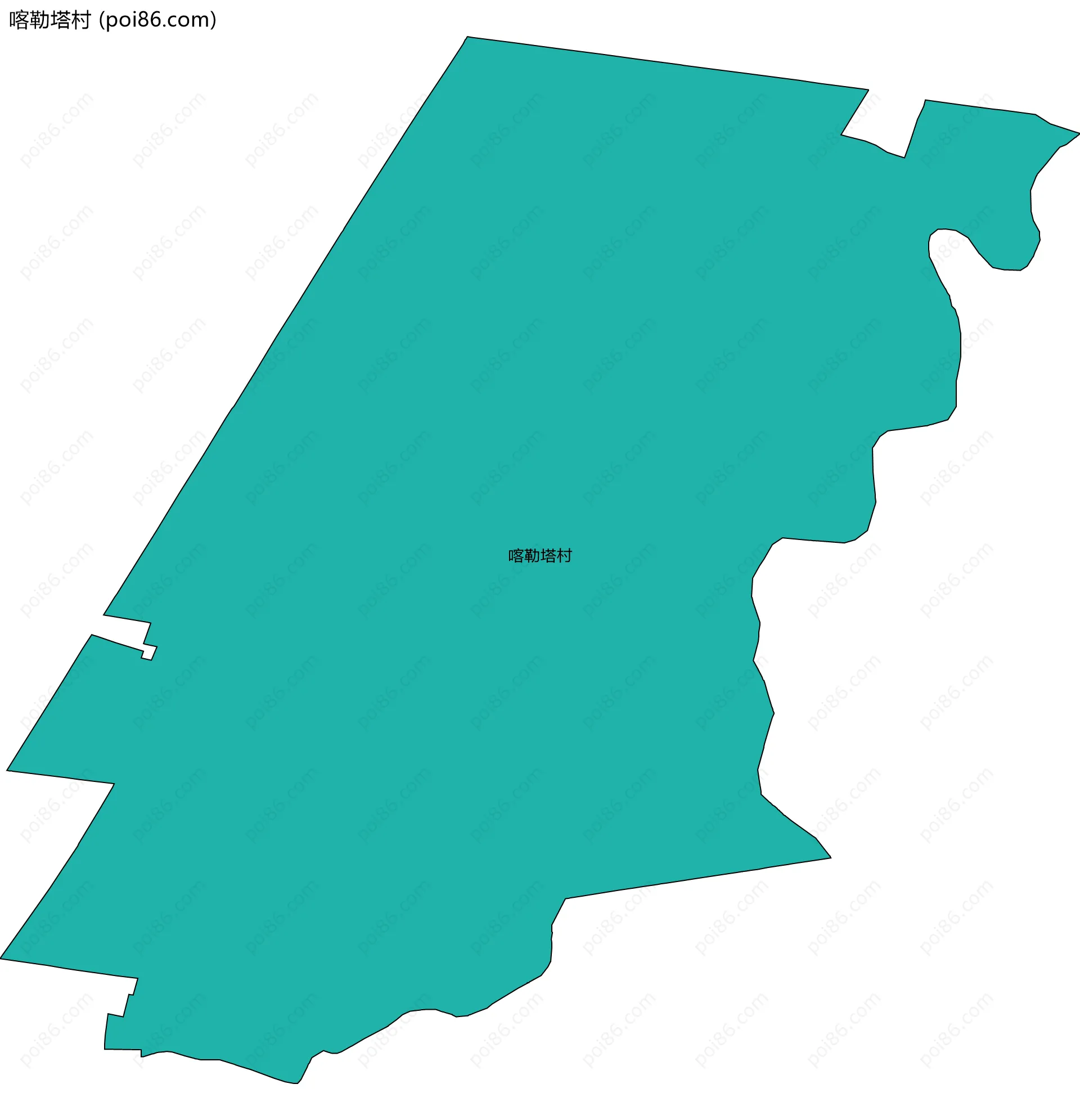 喀勒塔村边界地图