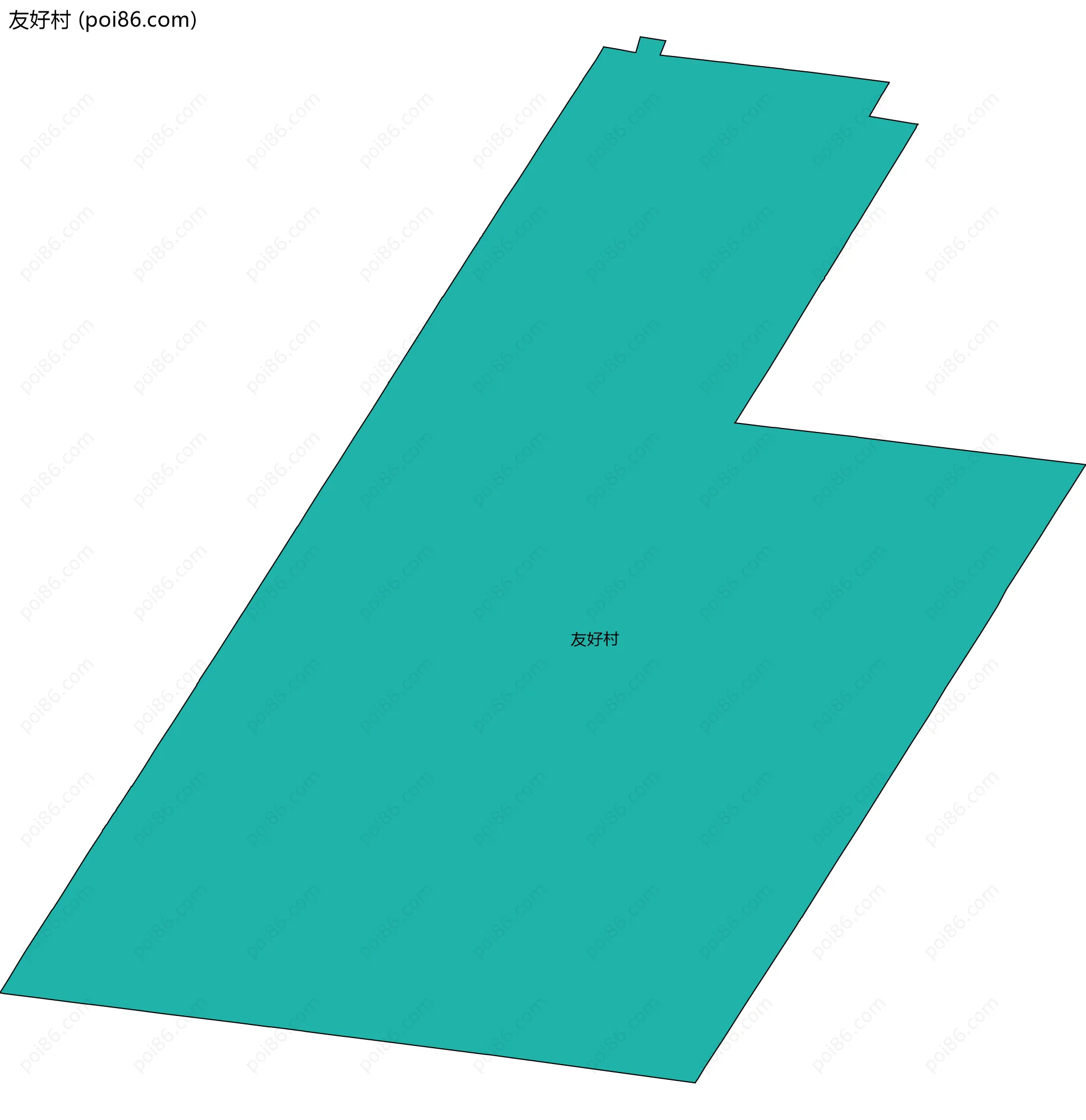 友好村边界地图