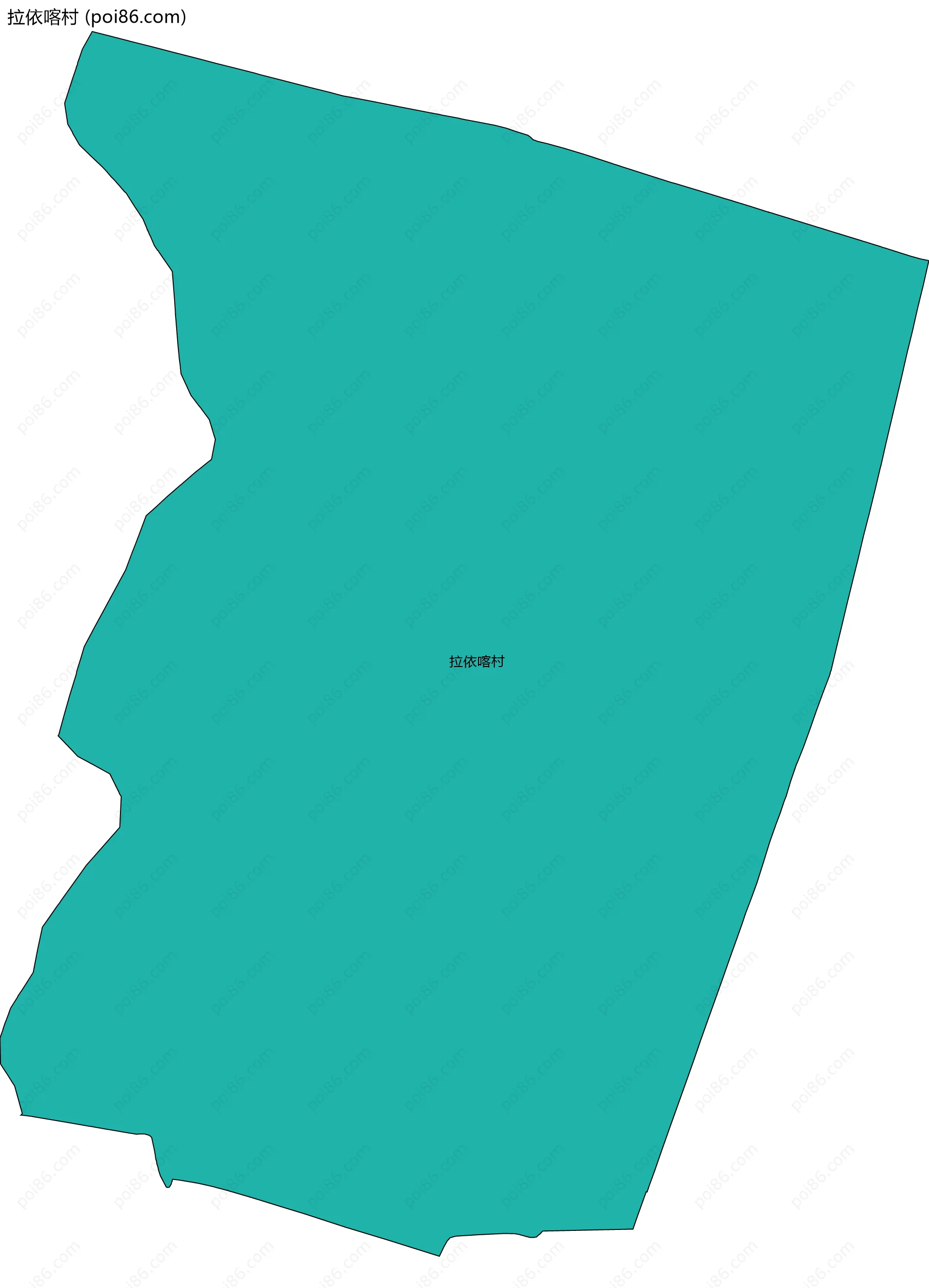 拉依喀村边界地图