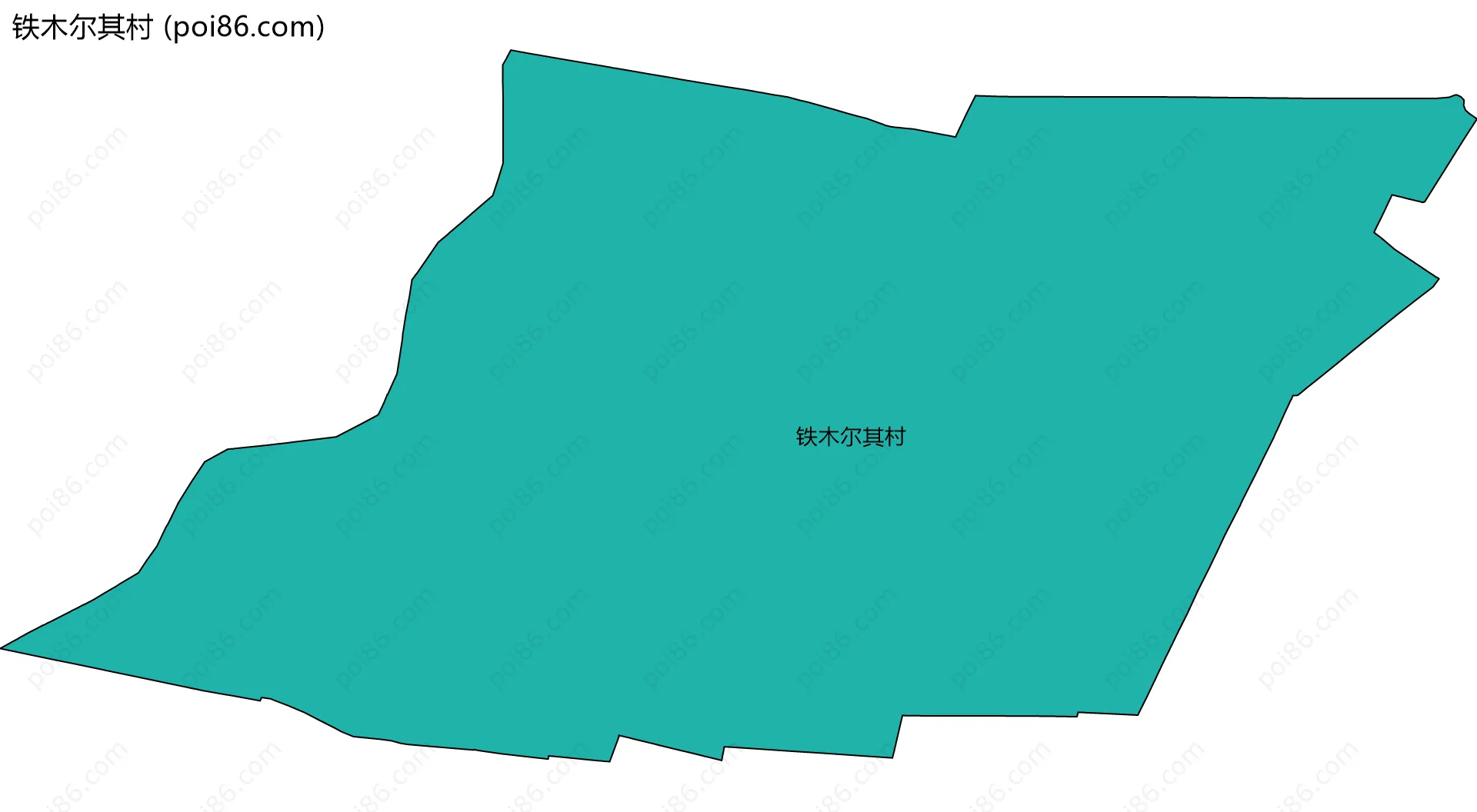 铁木尔其村边界地图