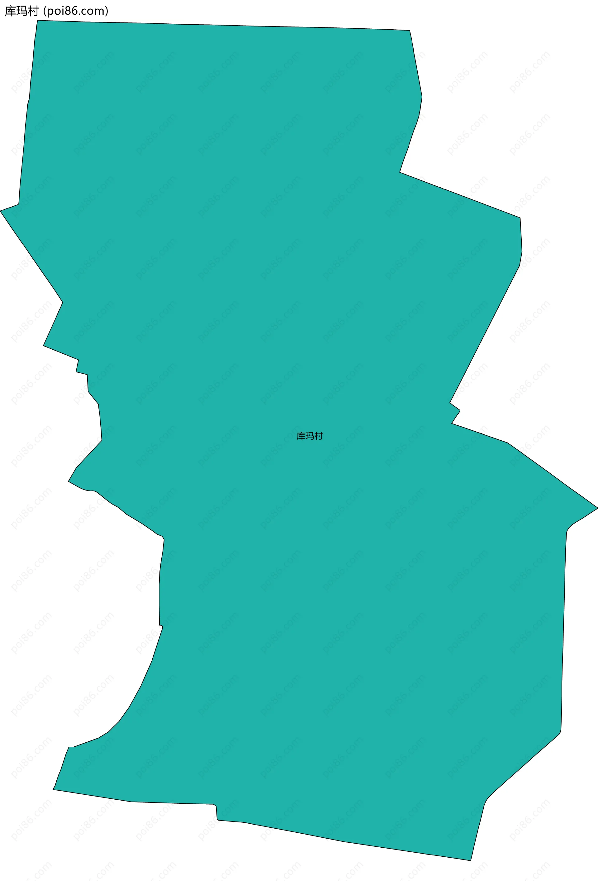 库玛村边界地图