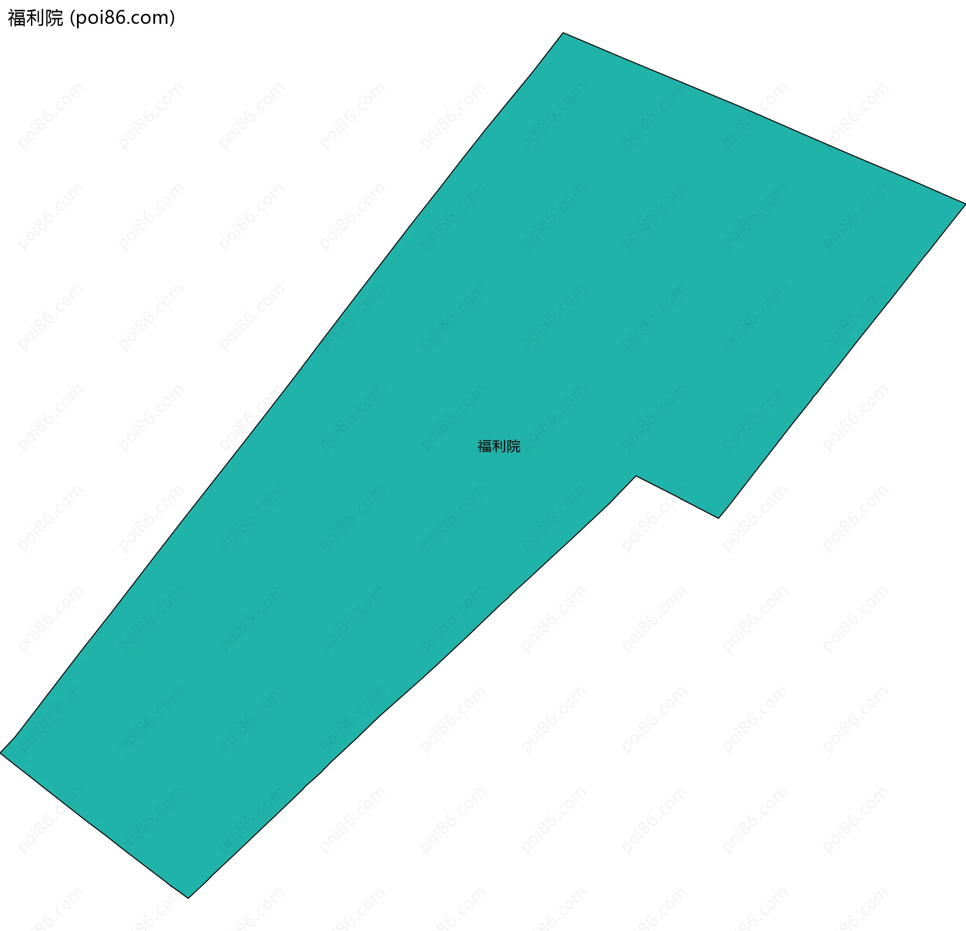福利院边界地图