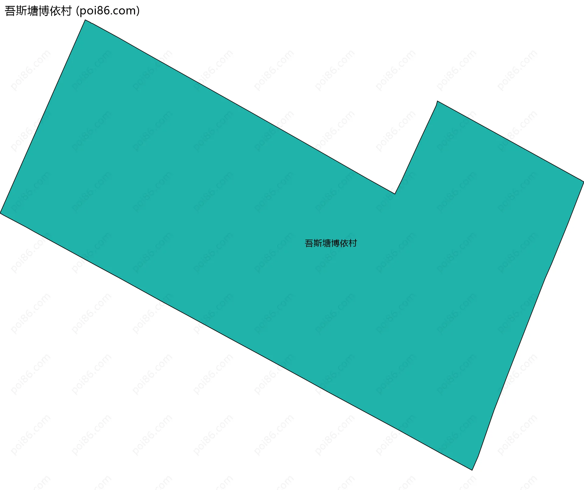 吾斯塘博依村边界地图