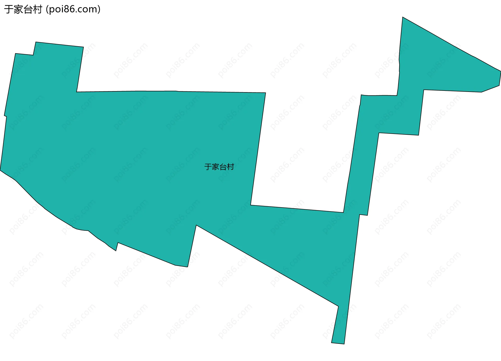 于家台村边界地图