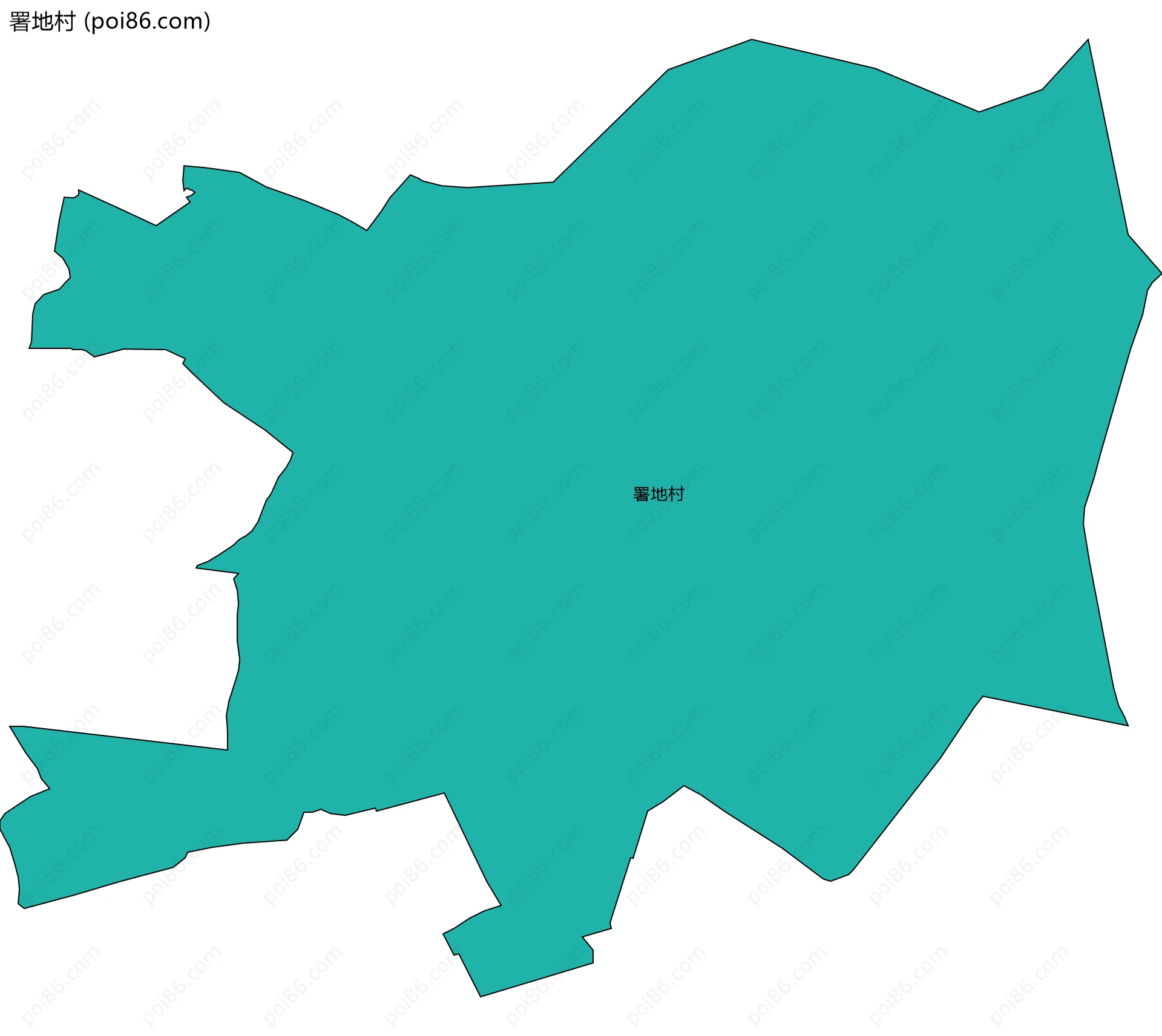 署地村边界地图