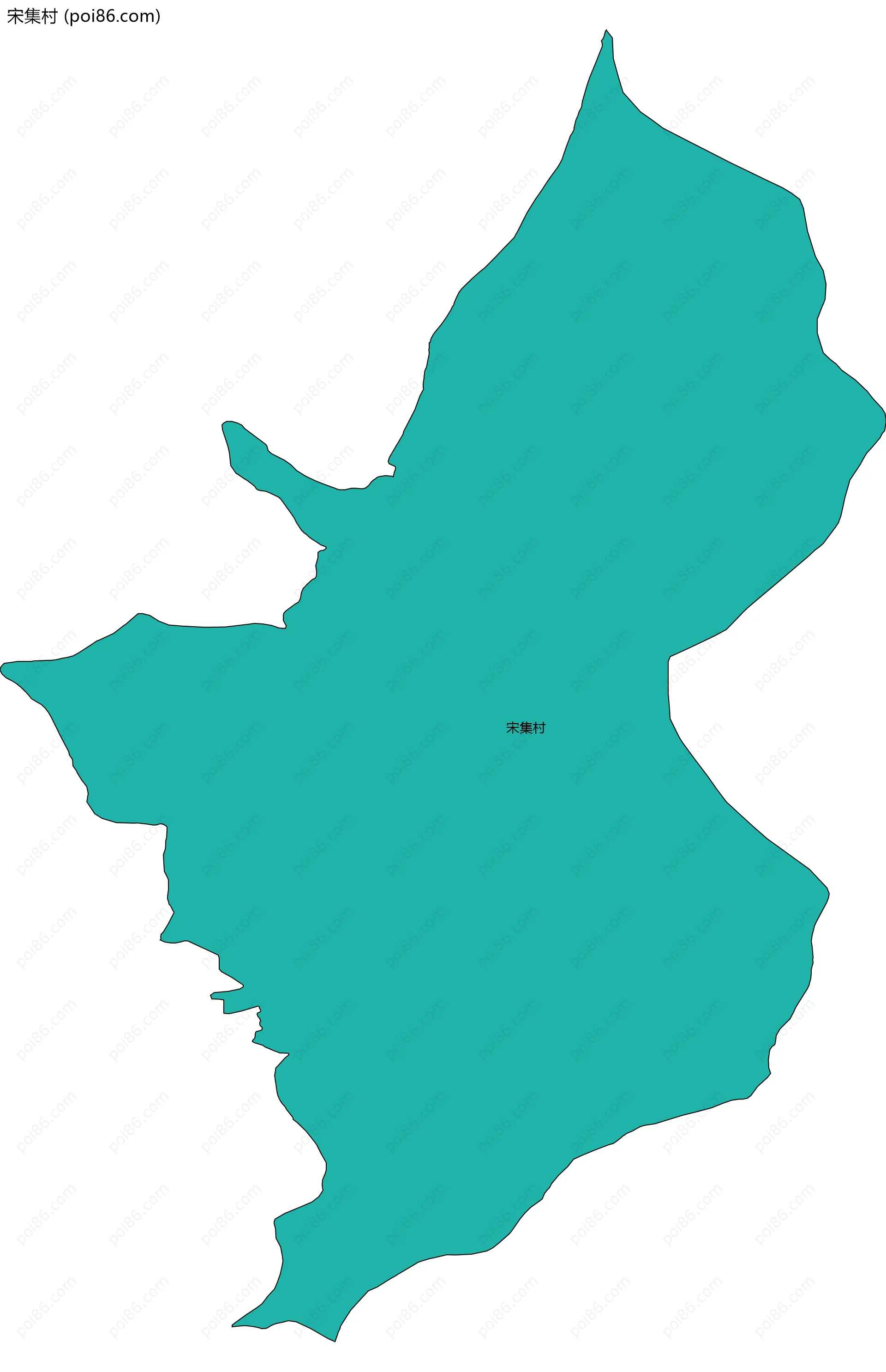 宋集村边界地图