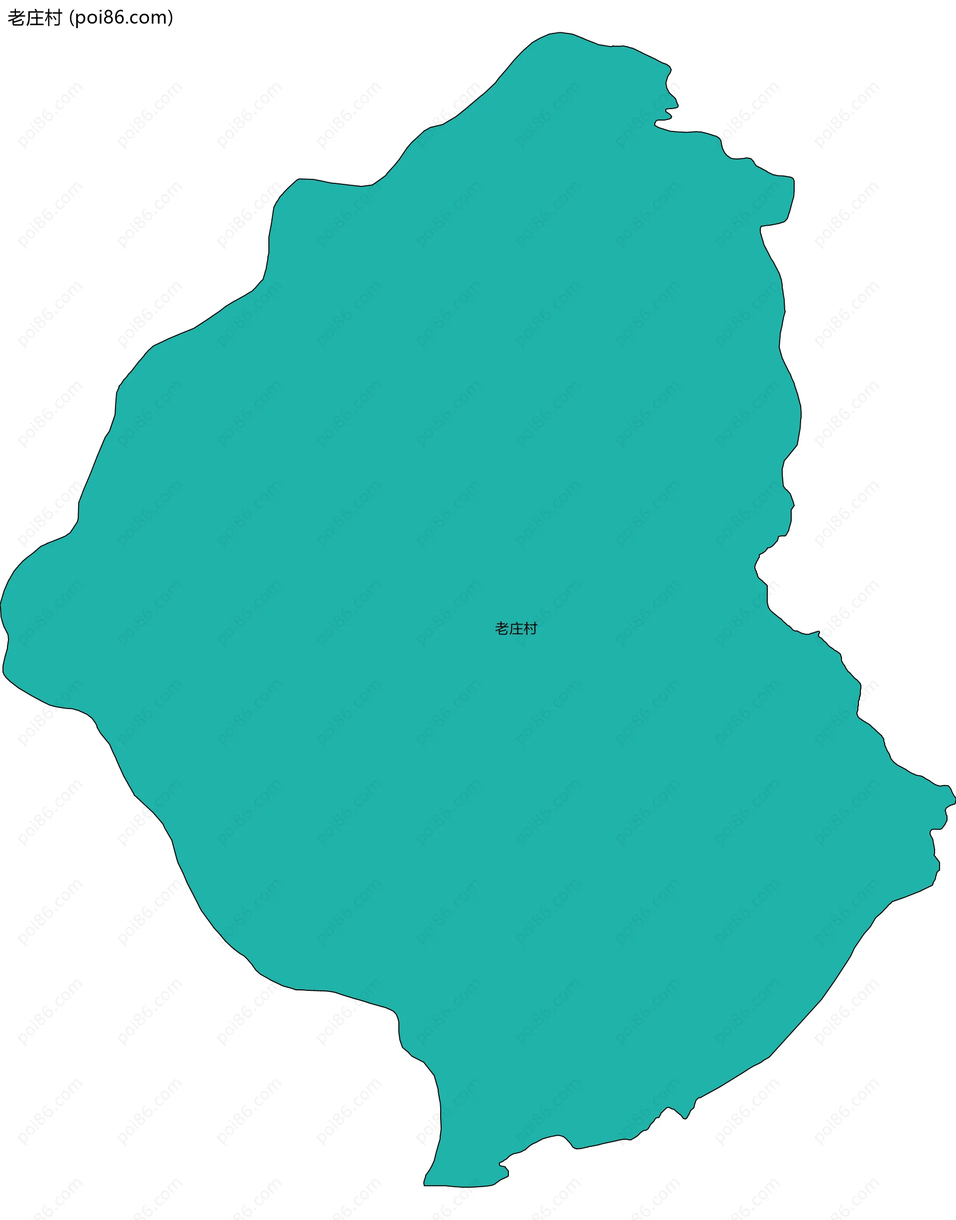 老庄村边界地图