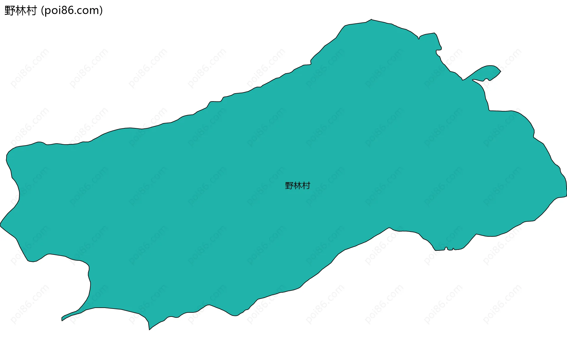 野林村边界地图