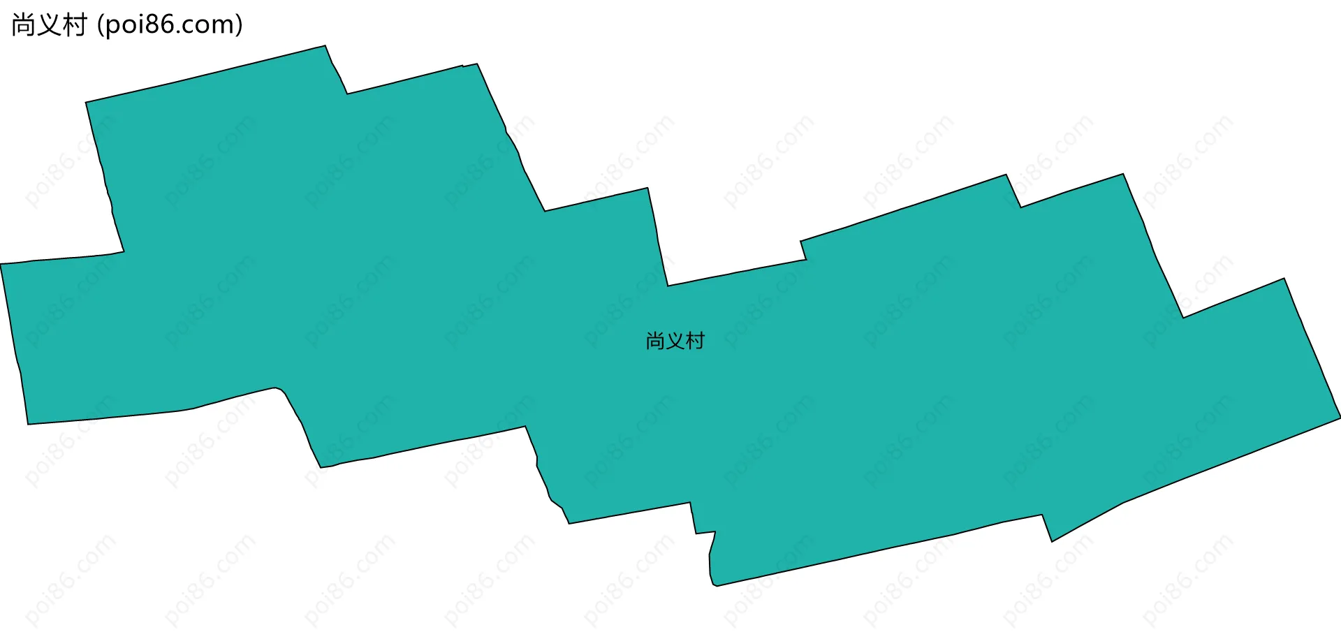 尚义村边界地图