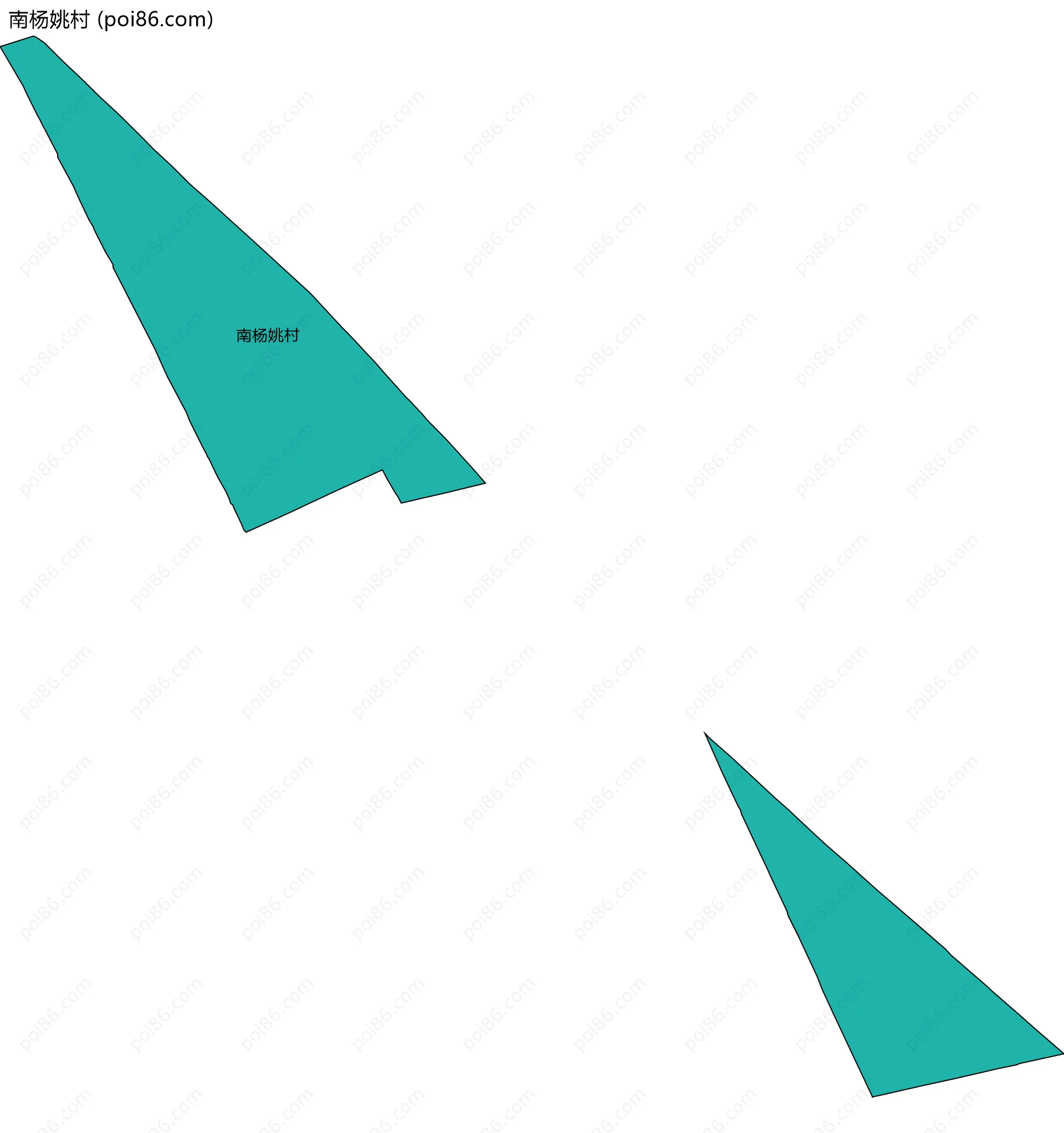 南杨姚村边界地图