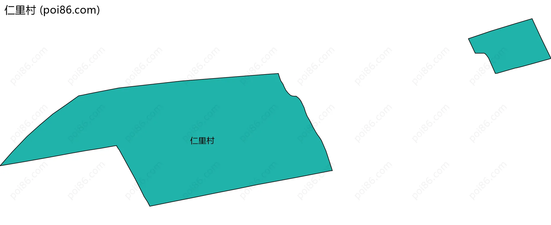 仁里村边界地图