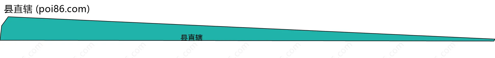 县直辖边界地图