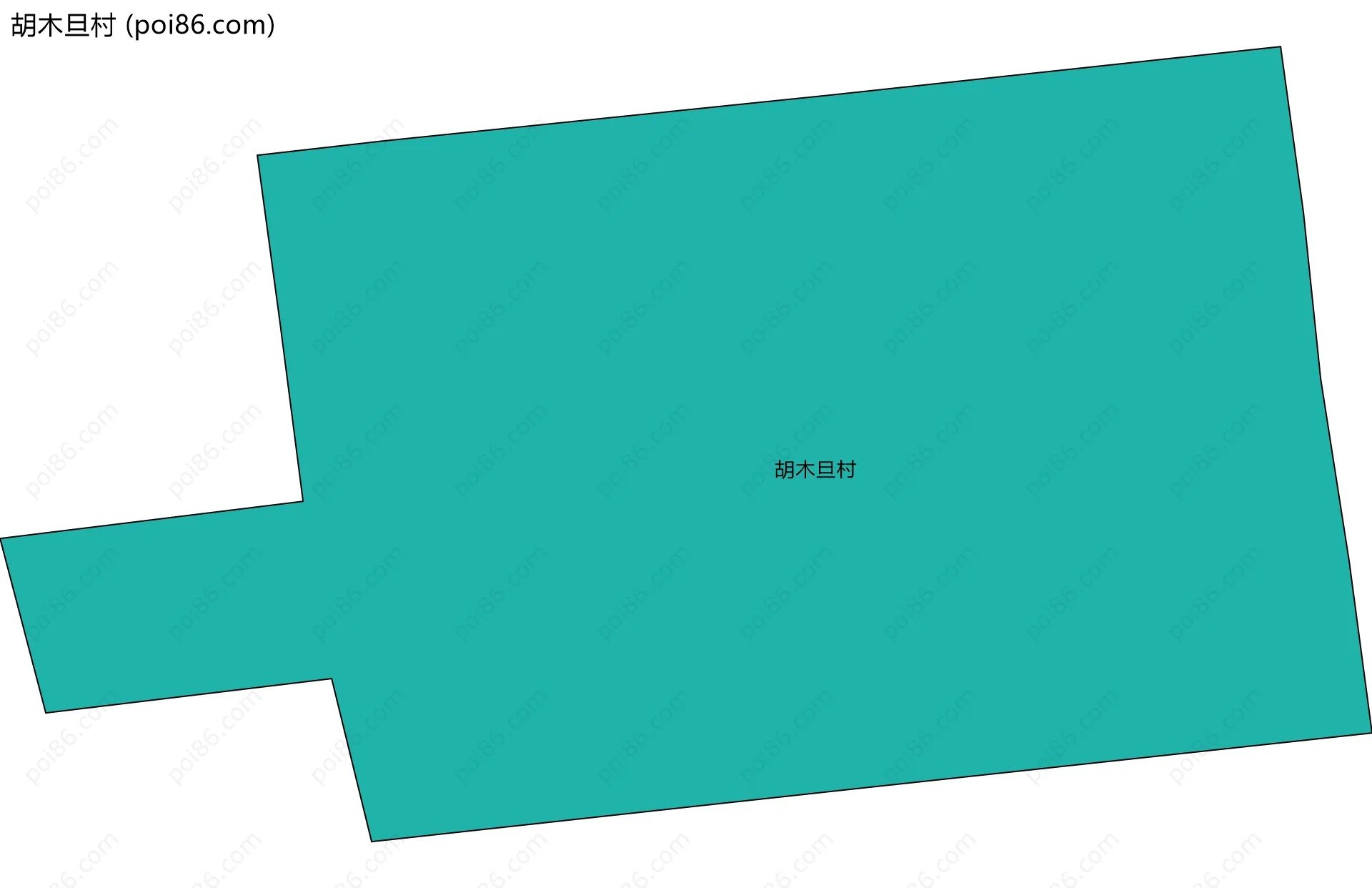 胡木旦村边界地图