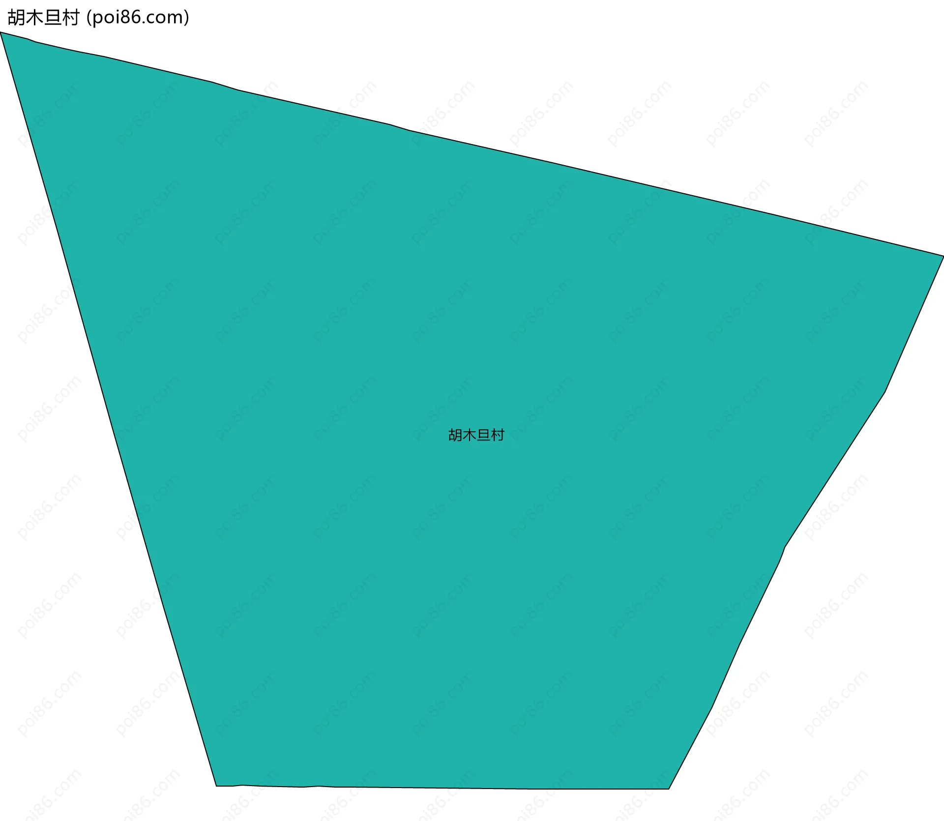 胡木旦村边界地图