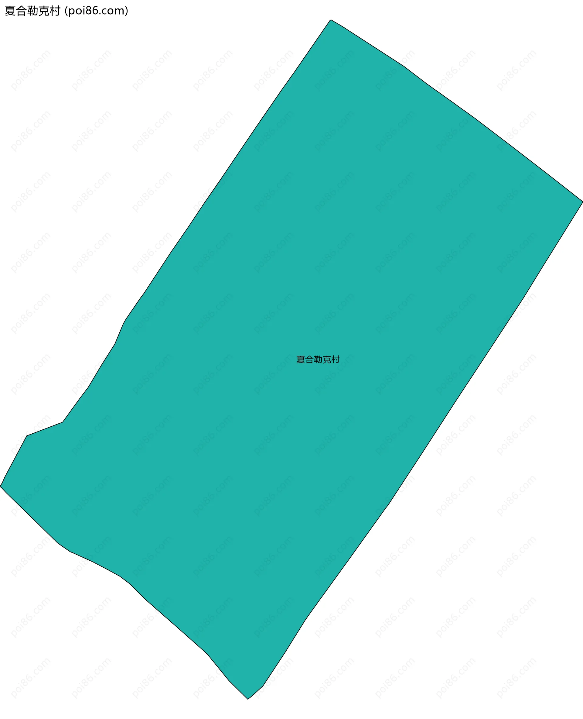 夏合勒克村边界地图