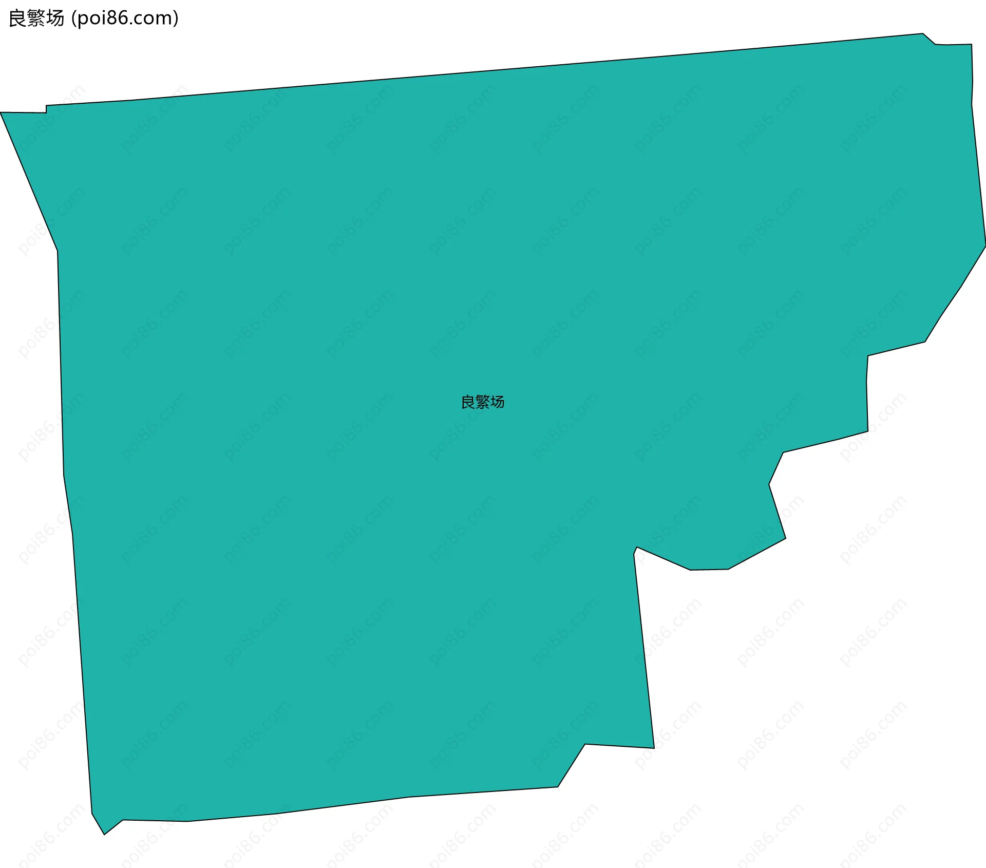 良繁场边界地图