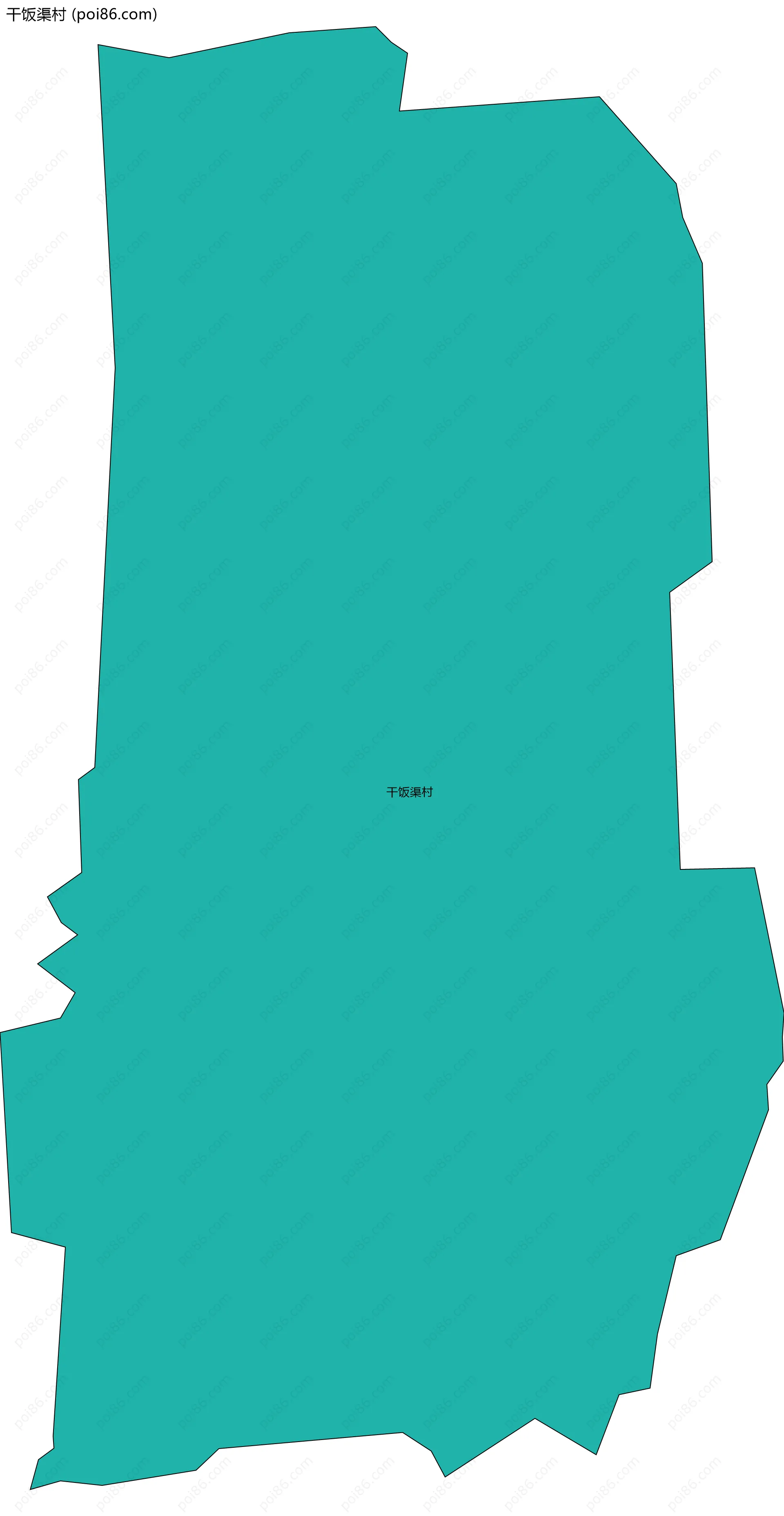 干饭渠村边界地图