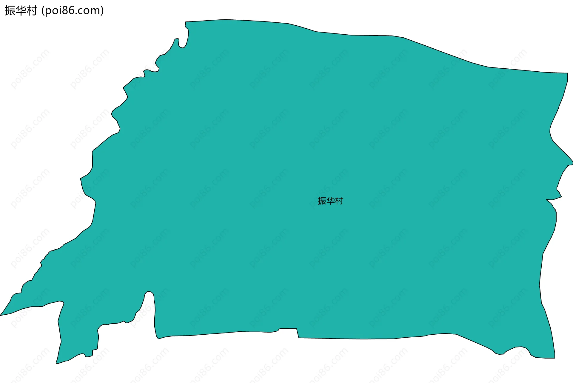 振华村边界地图