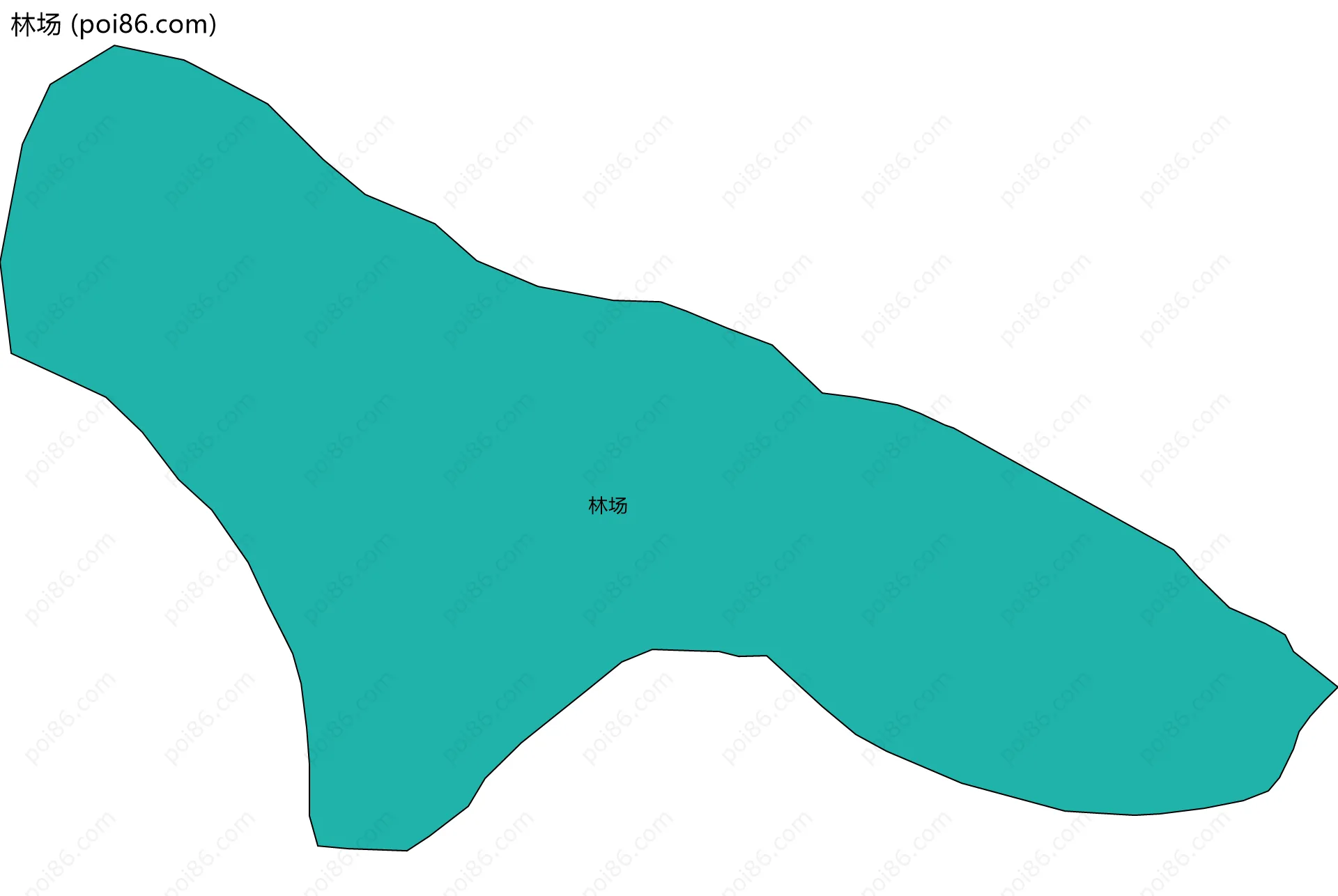 林场边界地图