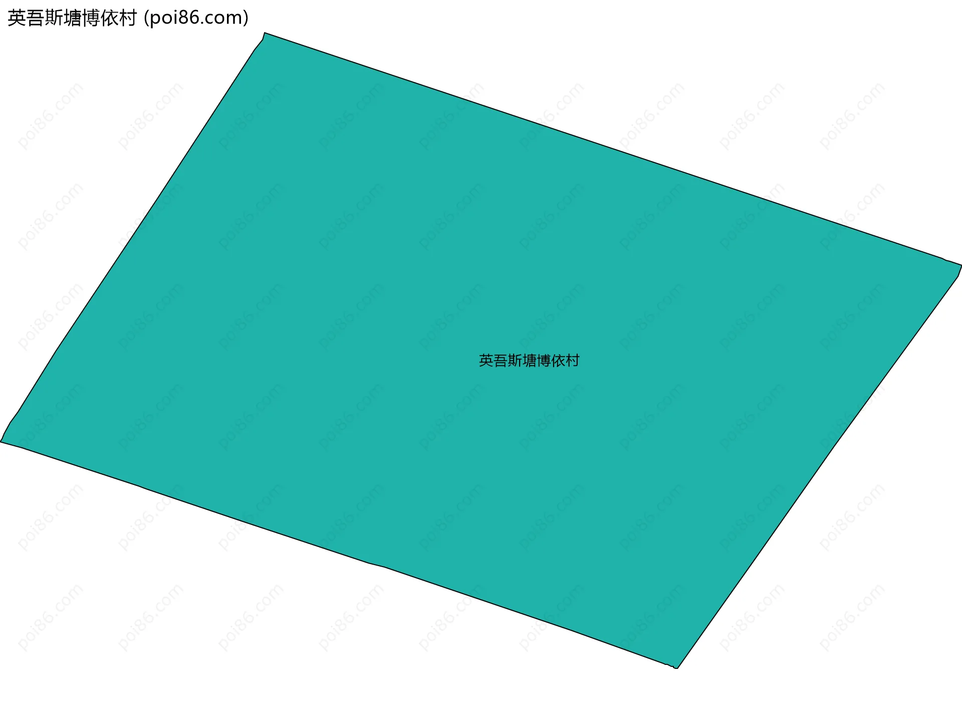 英吾斯塘博依村边界地图