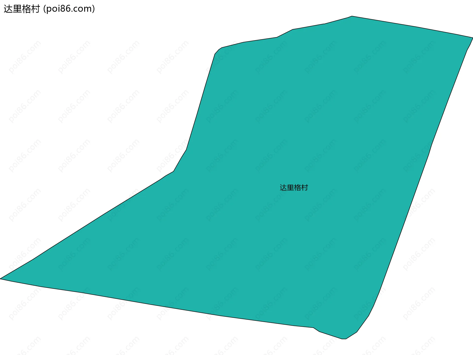 达里格村边界地图