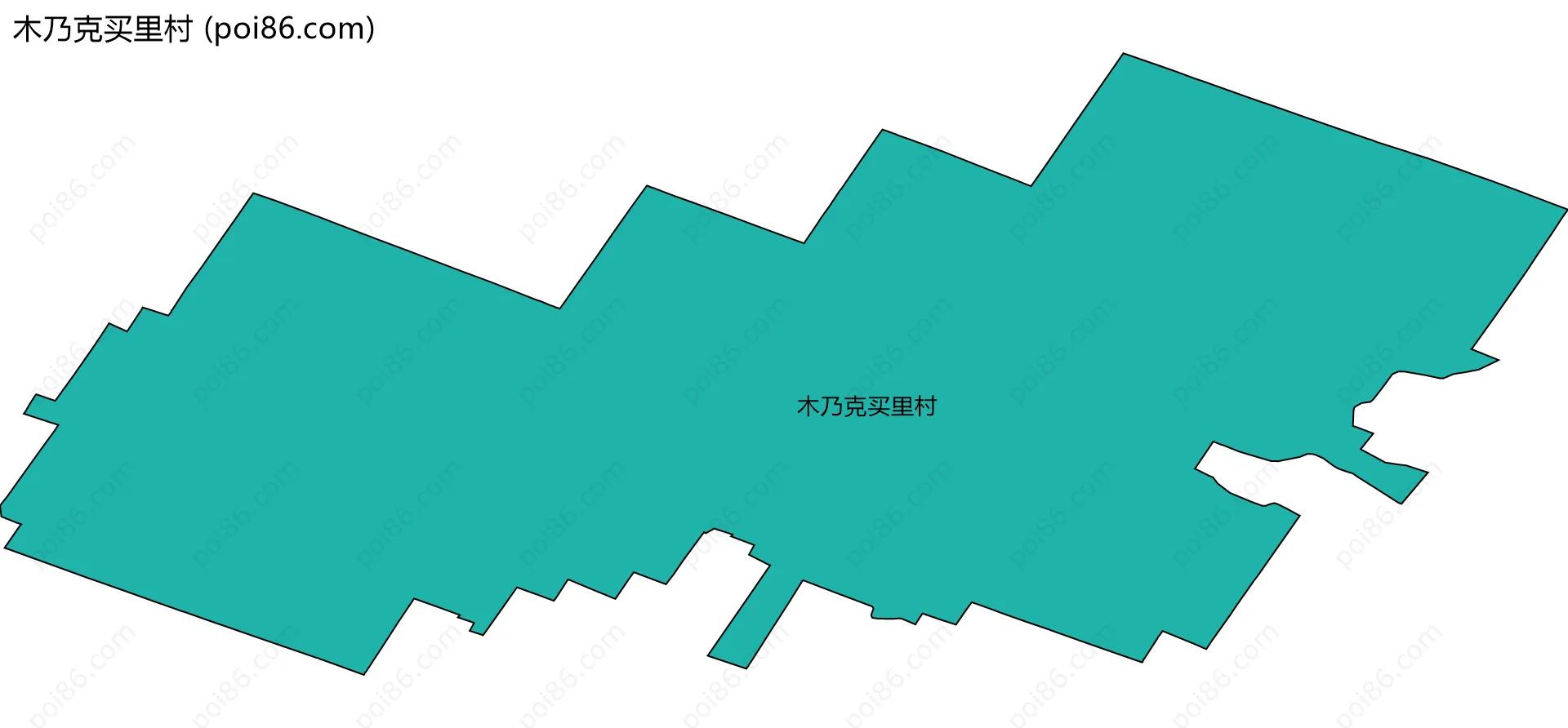 木乃克买里村边界地图