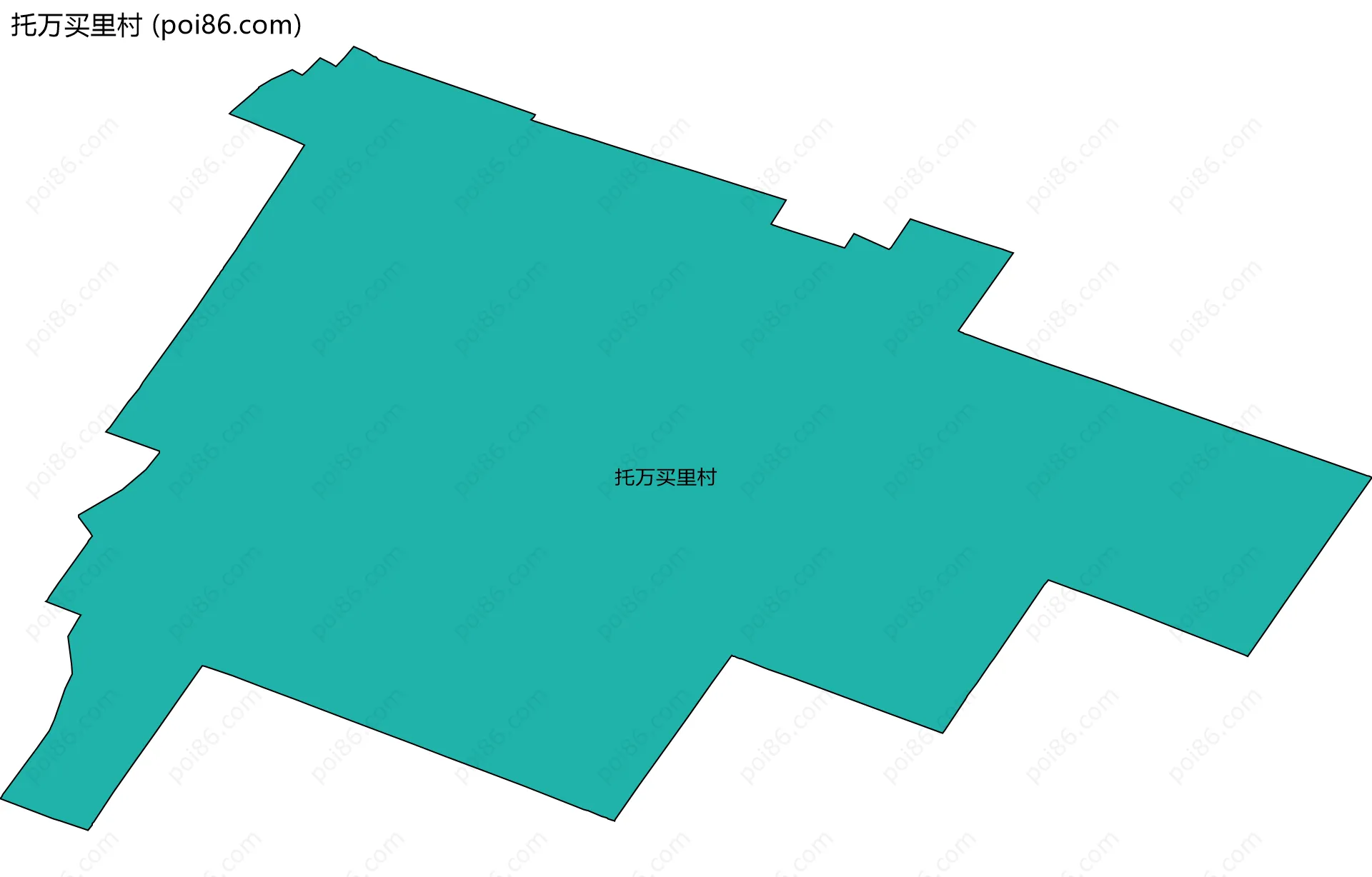 托万买里村边界地图