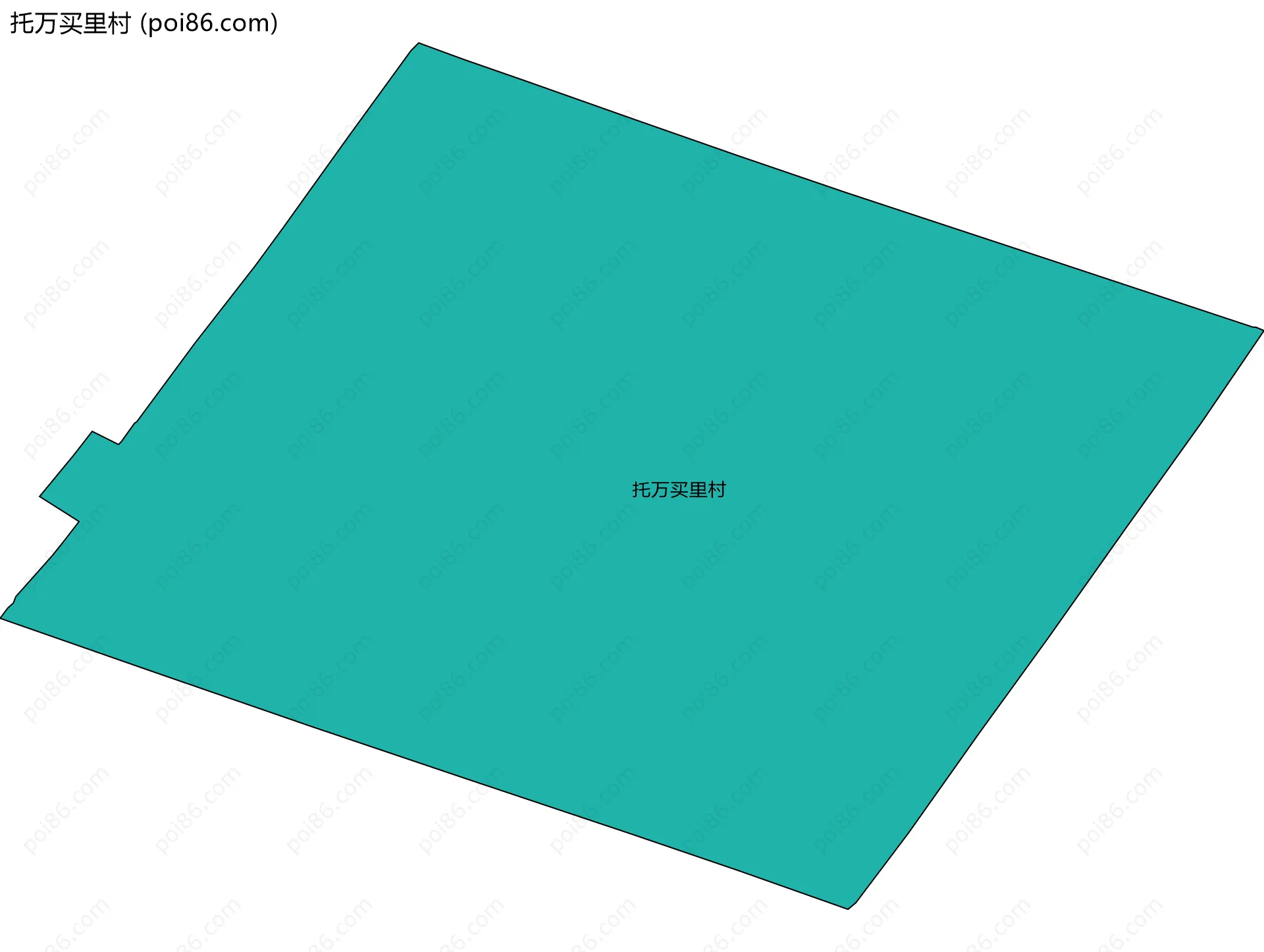托万买里村边界地图
