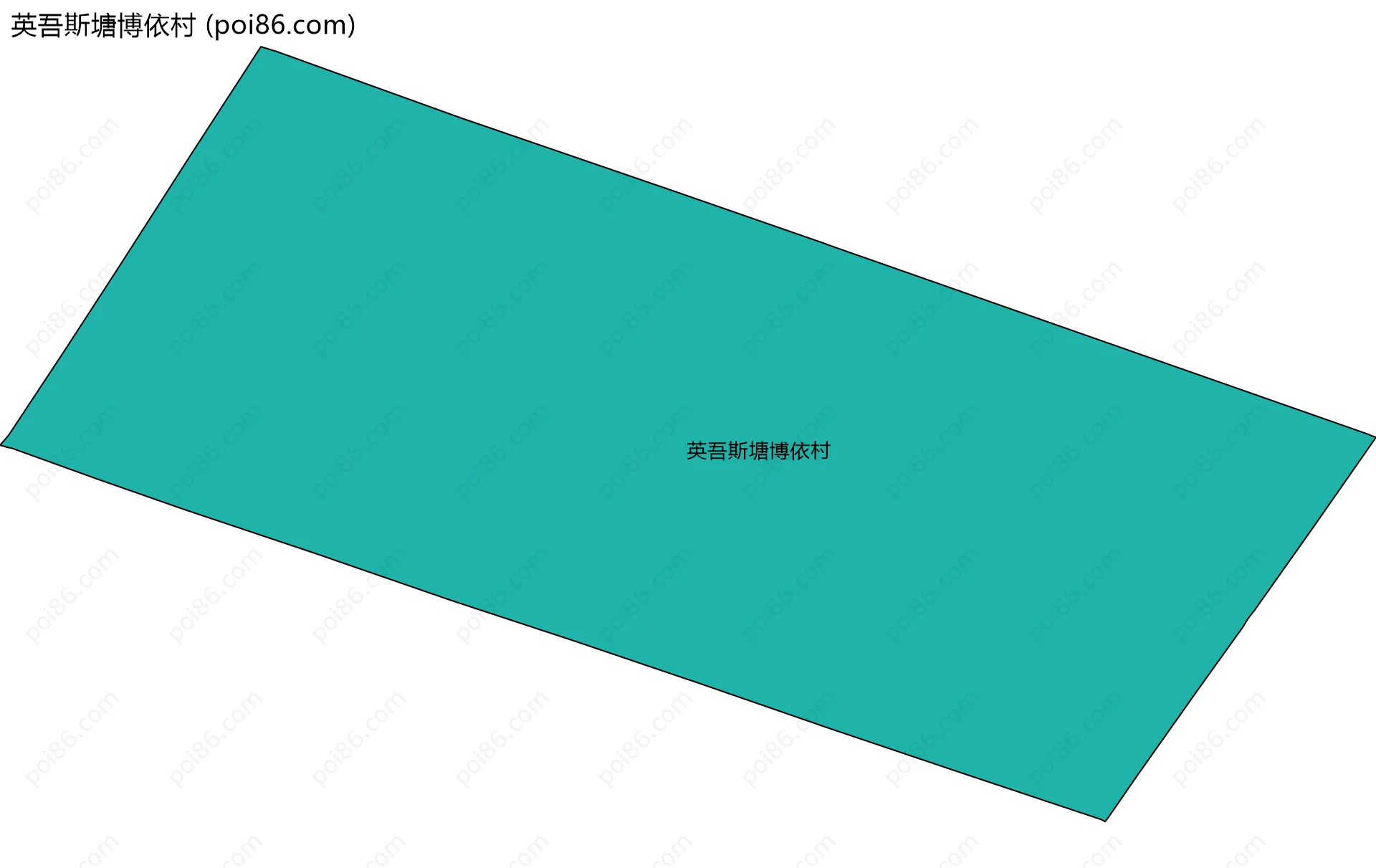 英吾斯塘博依村边界地图