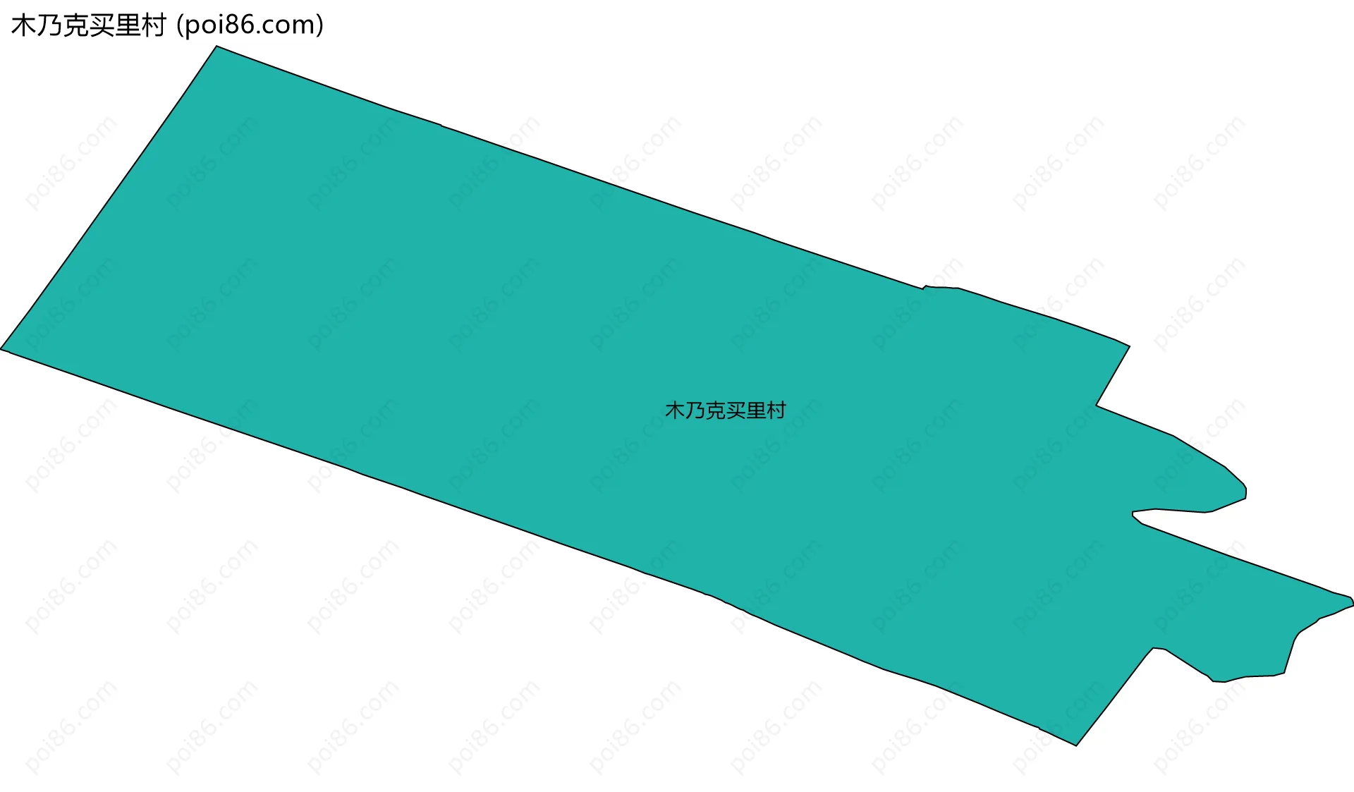 木乃克买里村边界地图