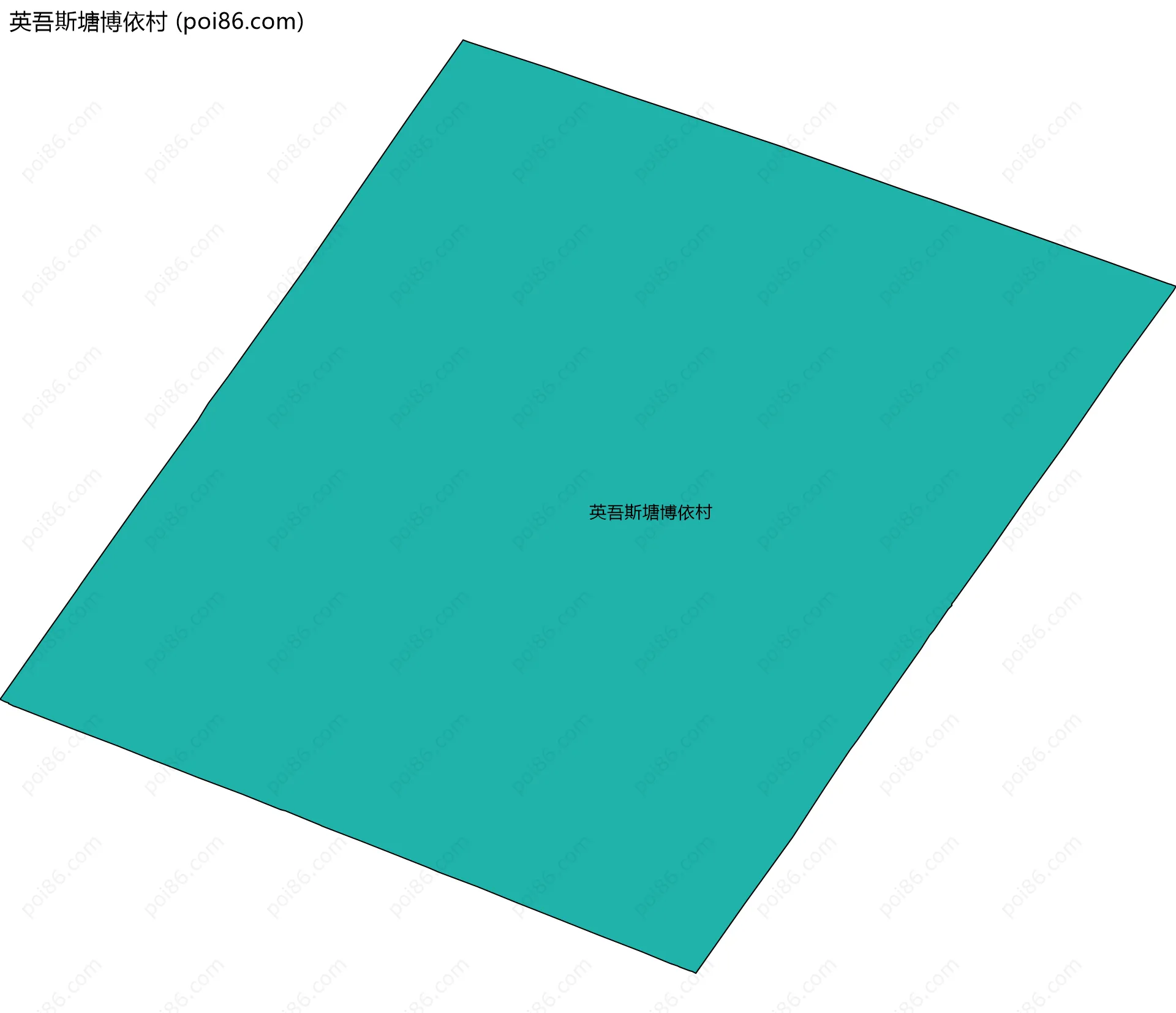 英吾斯塘博依村边界地图