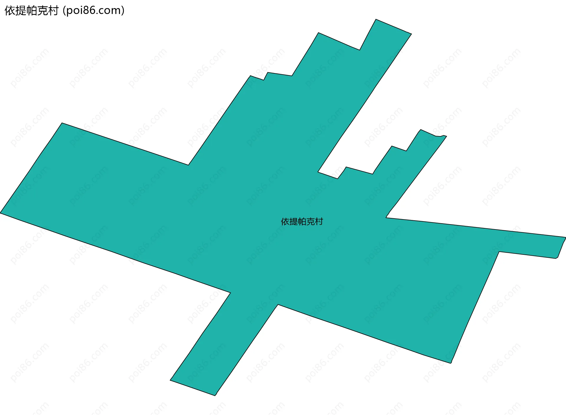 依提帕克村边界地图