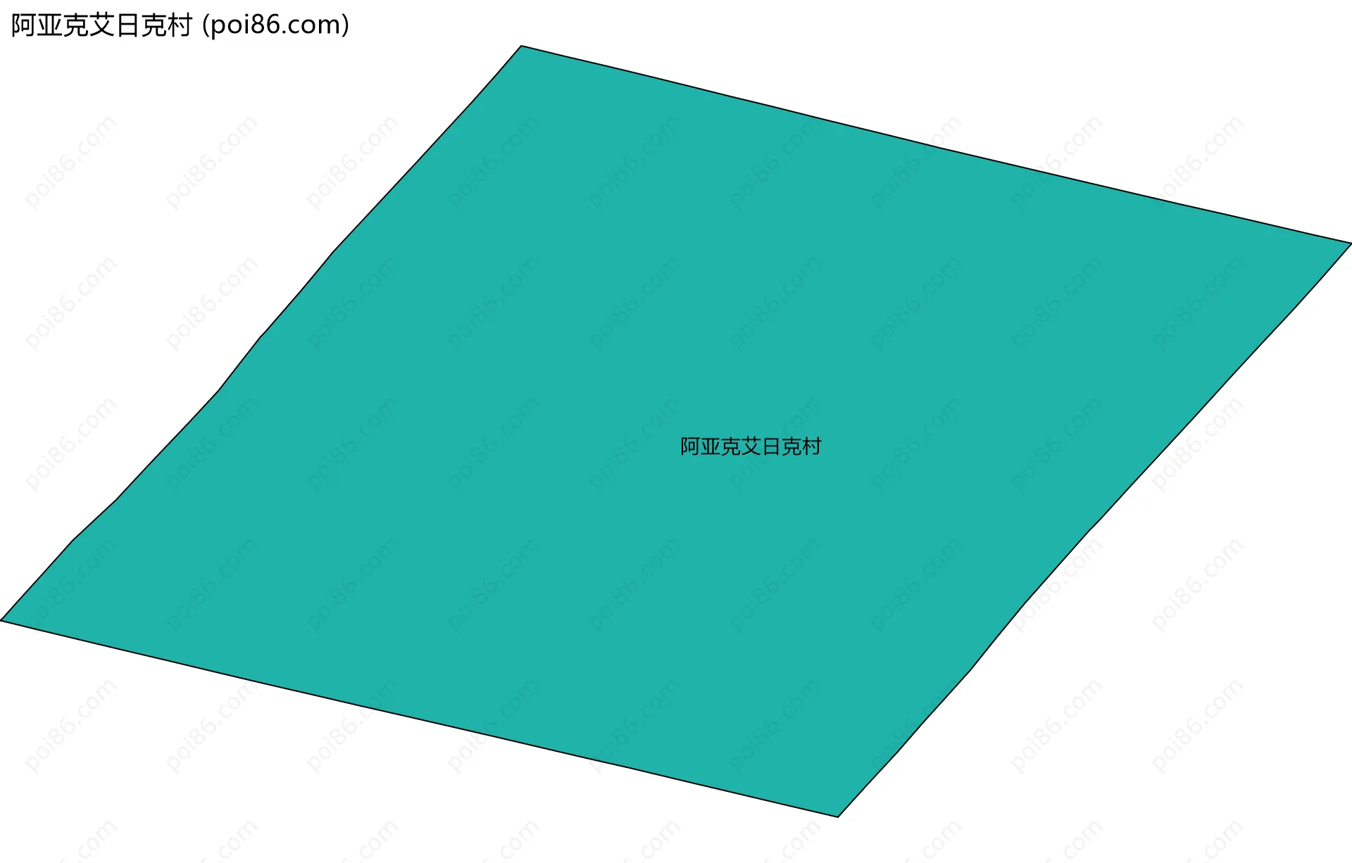 阿亚克艾日克村边界地图